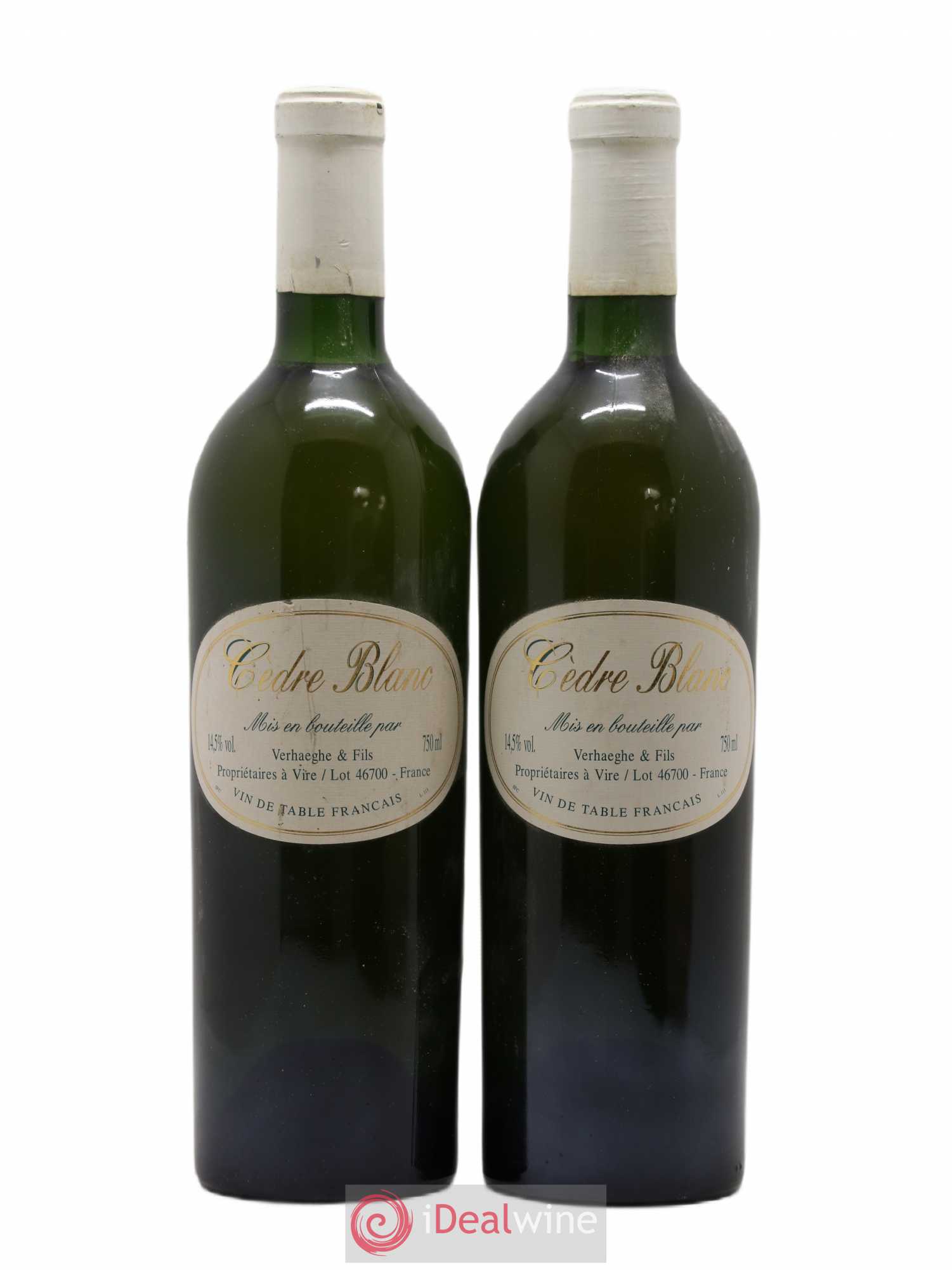 Vin de France Cèdre Blanc - Posten von 2 Flaschen - 0