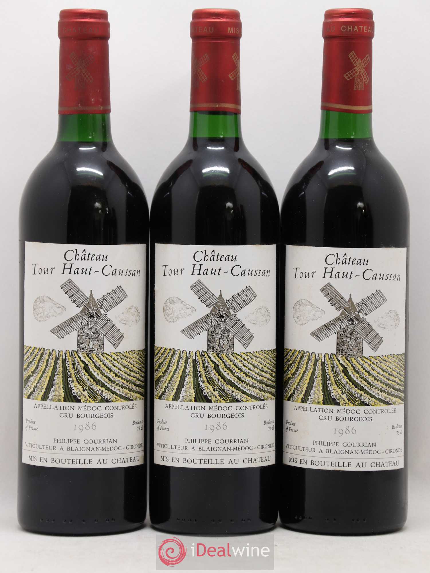 Château Tour Haut-Caussan Cru Bourgeois 1986 - Lot de 6 bouteilles - 2