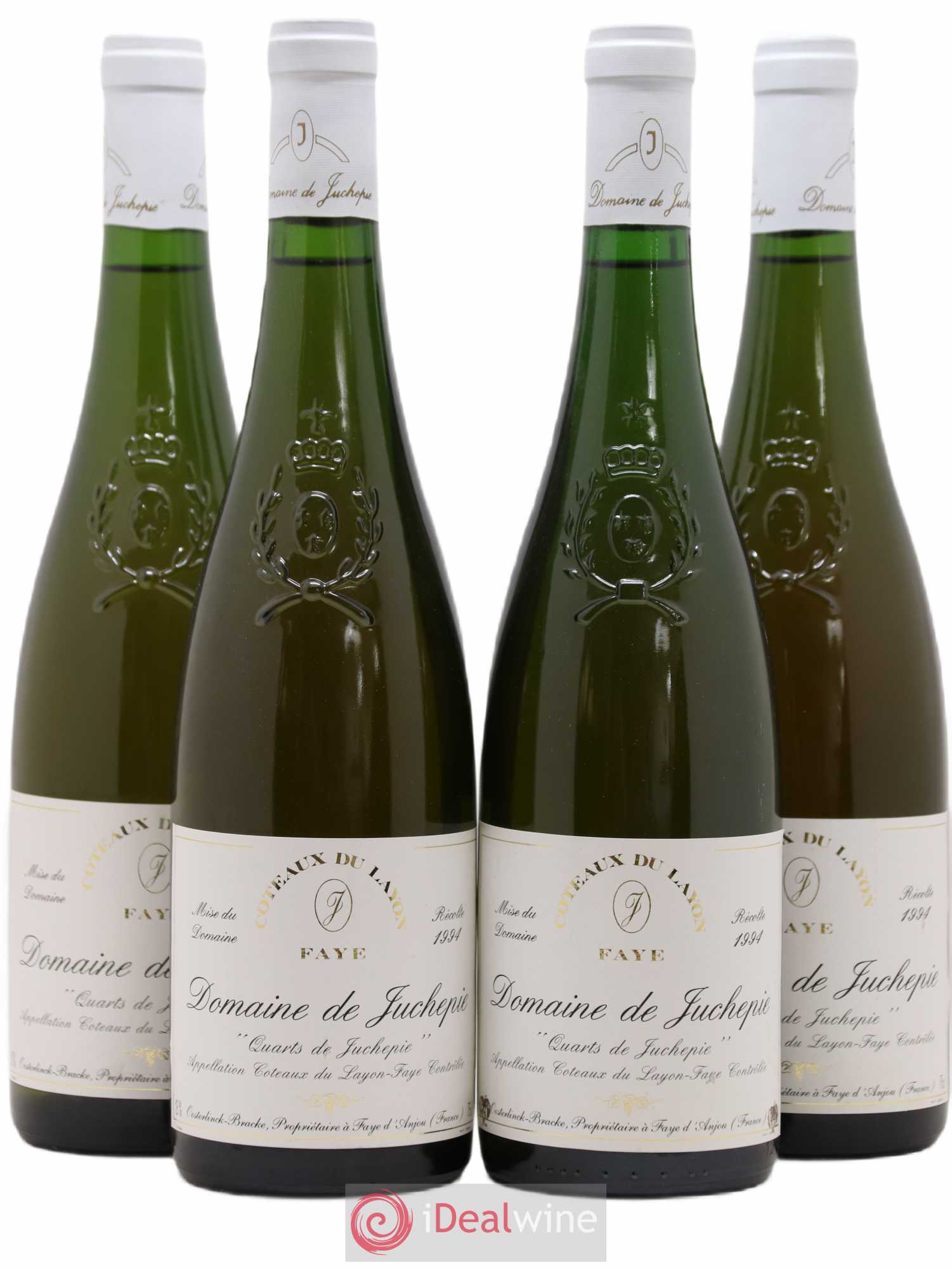 Coteaux du Layon Les Quarts de Juchepie 1994 - Lotto di 4 bottiglie - 0