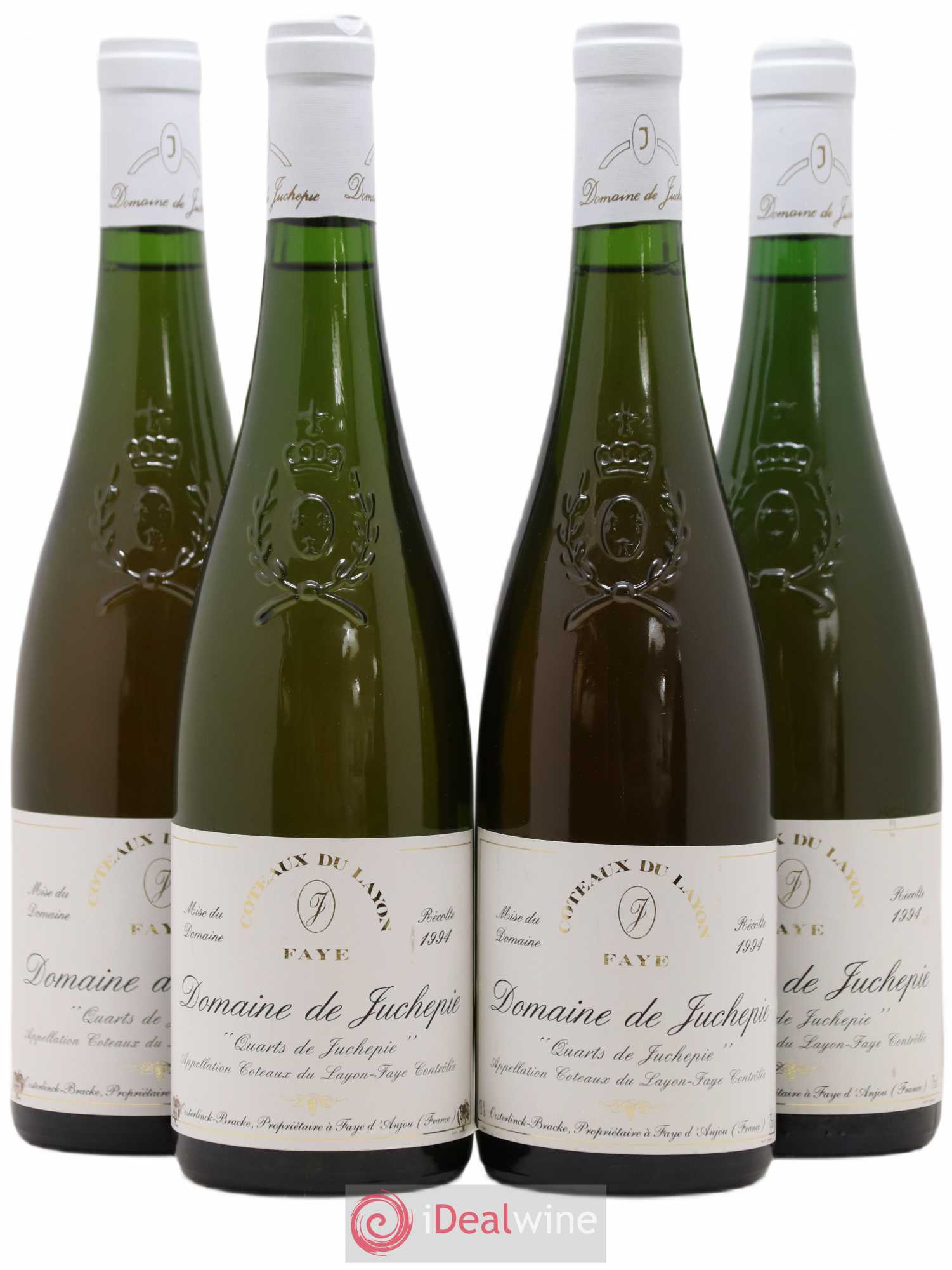 Coteaux du Layon Les Quarts de Juchepie 1994 - Lotto di 4 bottiglie - 0
