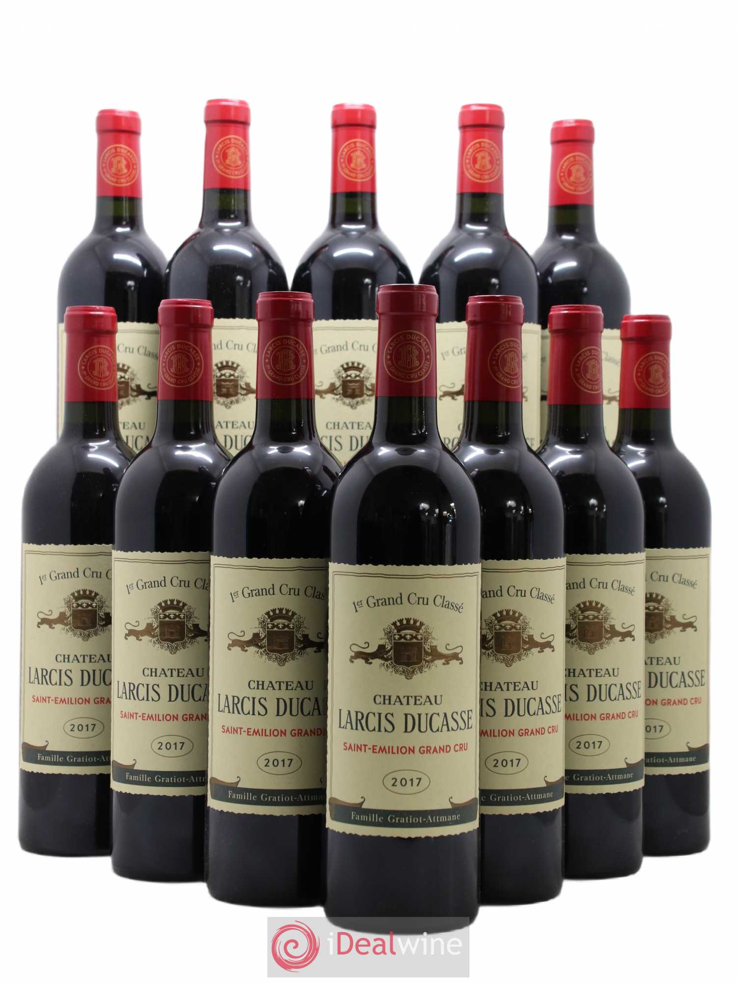 Château Larcis Ducasse 1er Grand Cru Classé B 2017 - Lot de 12 bouteilles - 0