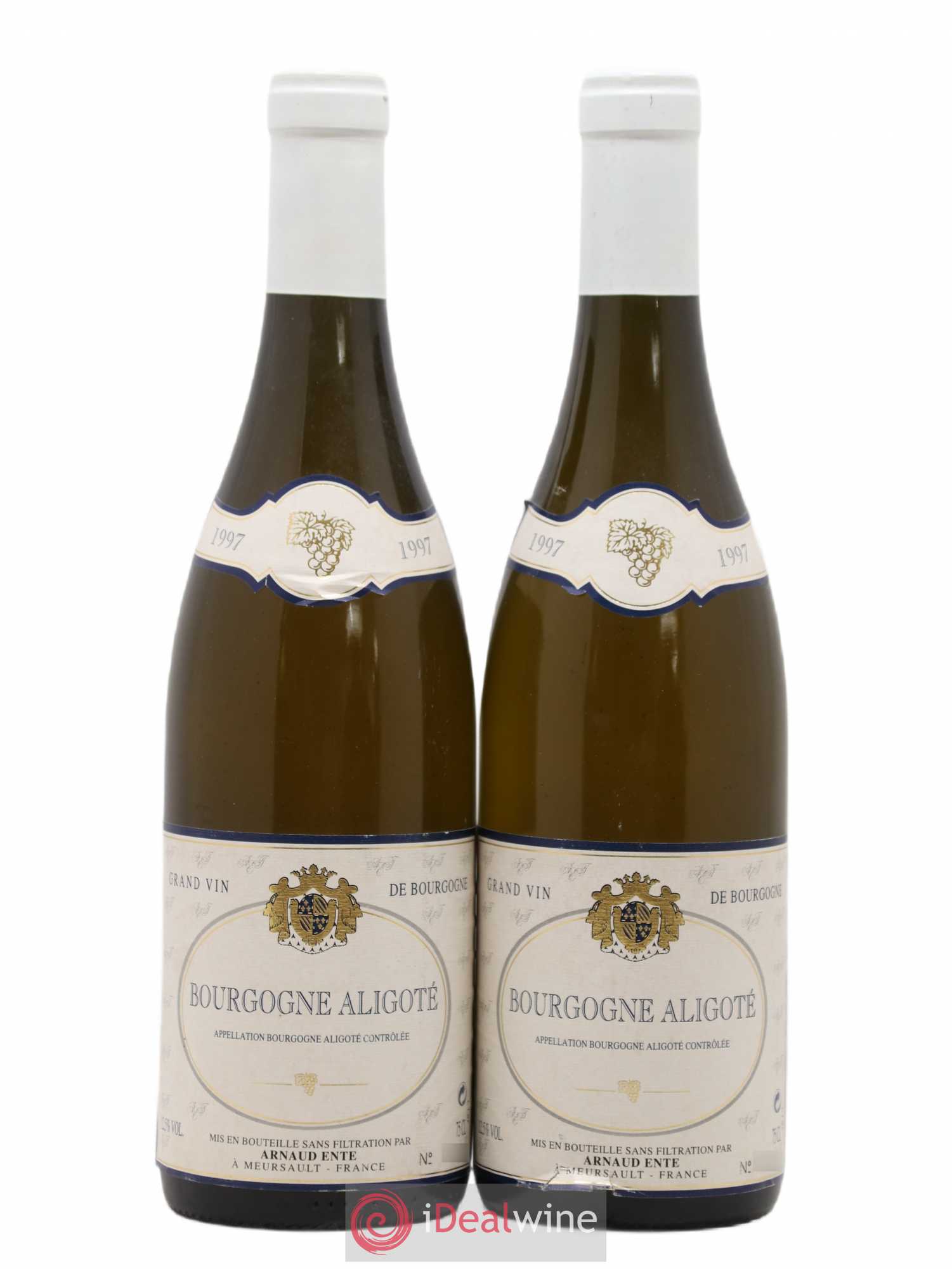 Bourgogne Aligoté Arnaud Ente 1997 - Lot de 2 bouteilles - 0