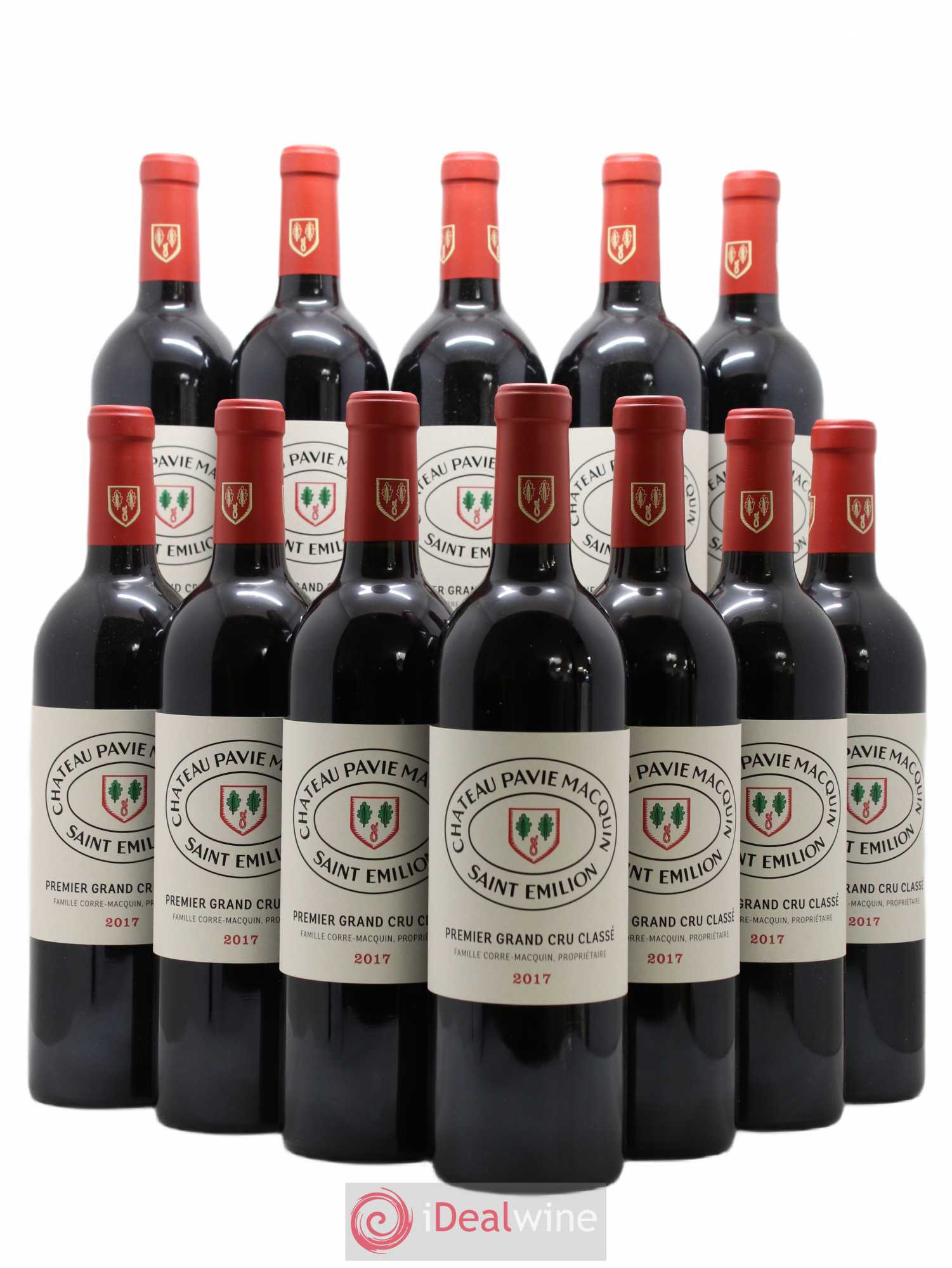 Château Pavie Macquin 1er Grand Cru Classé B 2017 - Lot de 12 bouteilles - 0
