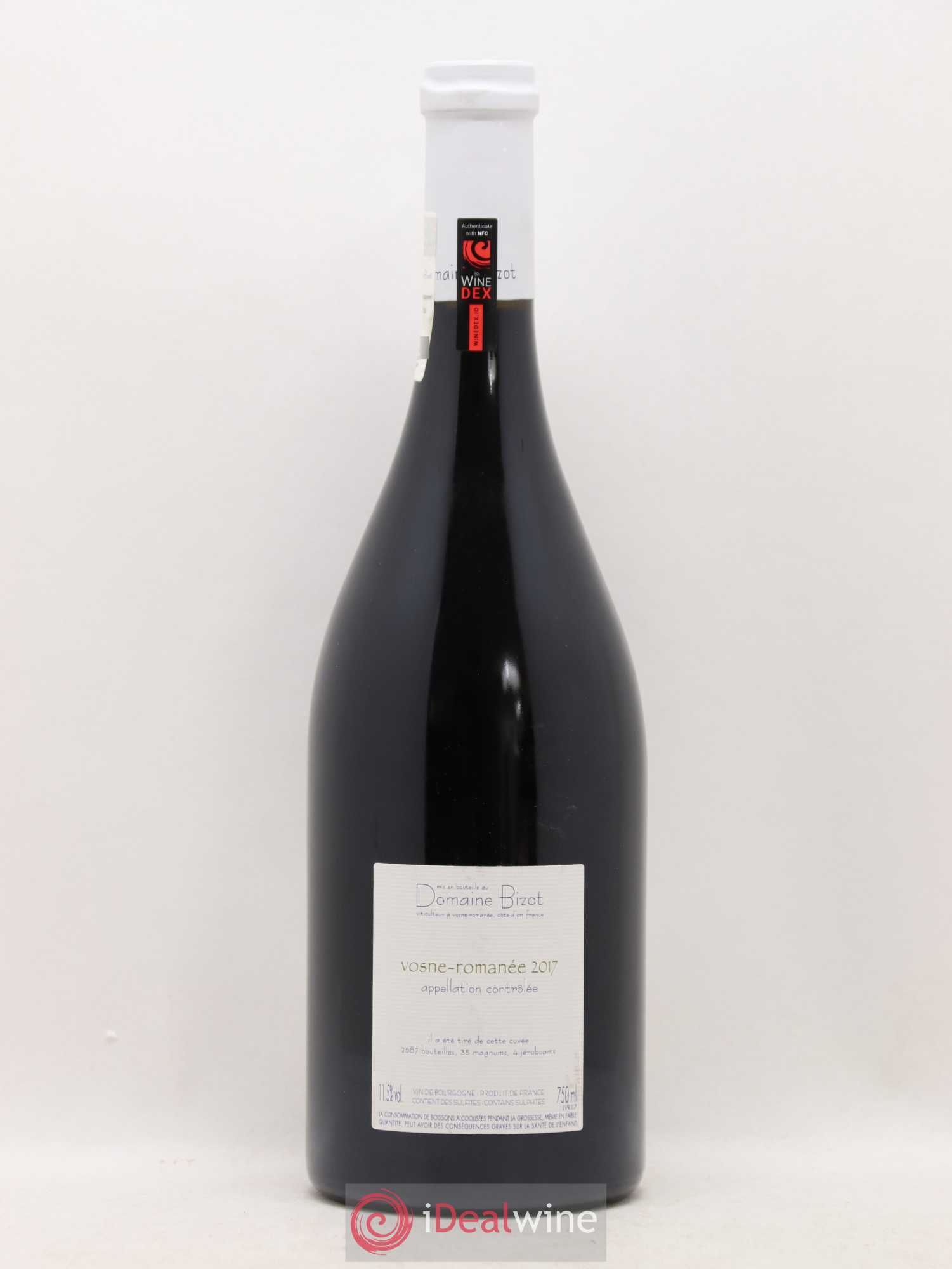 Vosne-Romanée Bizot (Domaine) 2017 - Lot de 1 bouteille - 1