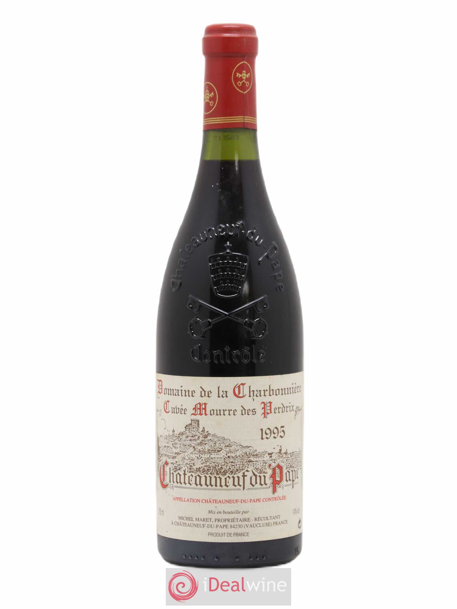 Châteauneuf-du-Pape Cuvée Mourre de Perdrix Domaine de la Charbonnière 1995 - Posten von 1 Flasche - 0