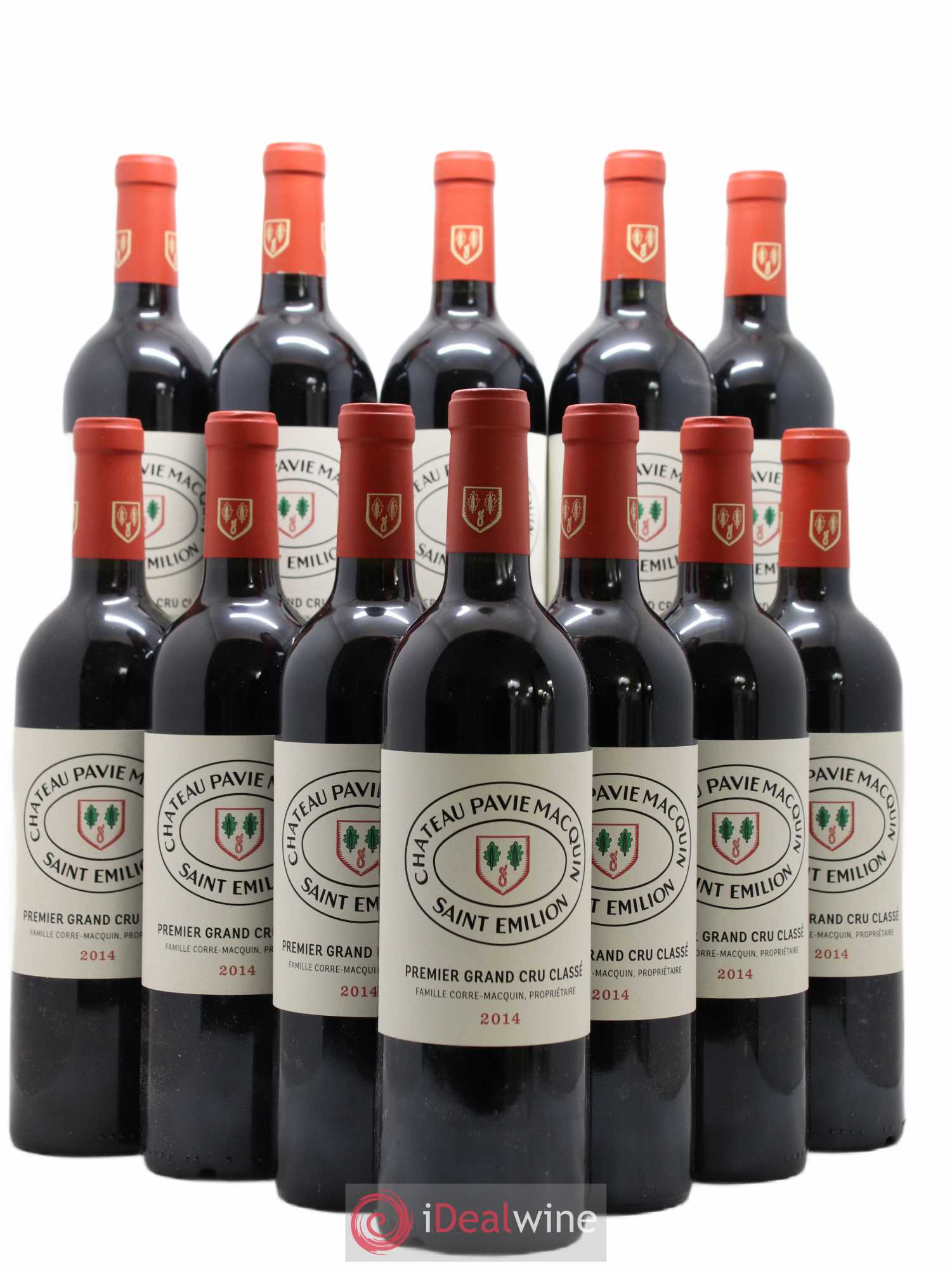 Château Pavie Macquin 1er Grand Cru Classé B 2014 - Lot de 12 bouteilles - 0