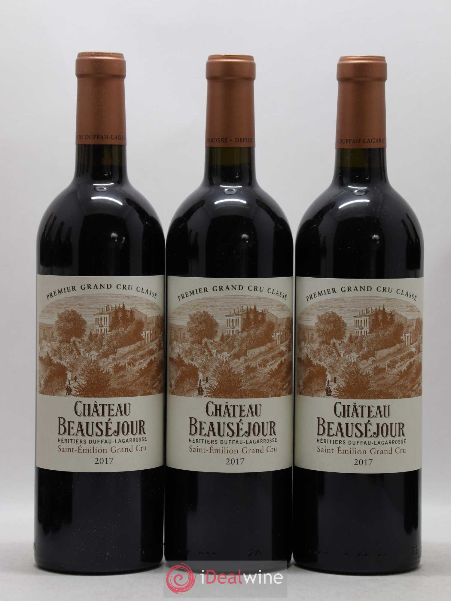 Château Beauséjour (Duffau-Lagarrosse) 1er Grand Cru Classé B 2017 - Lot de 12 bouteilles - 2