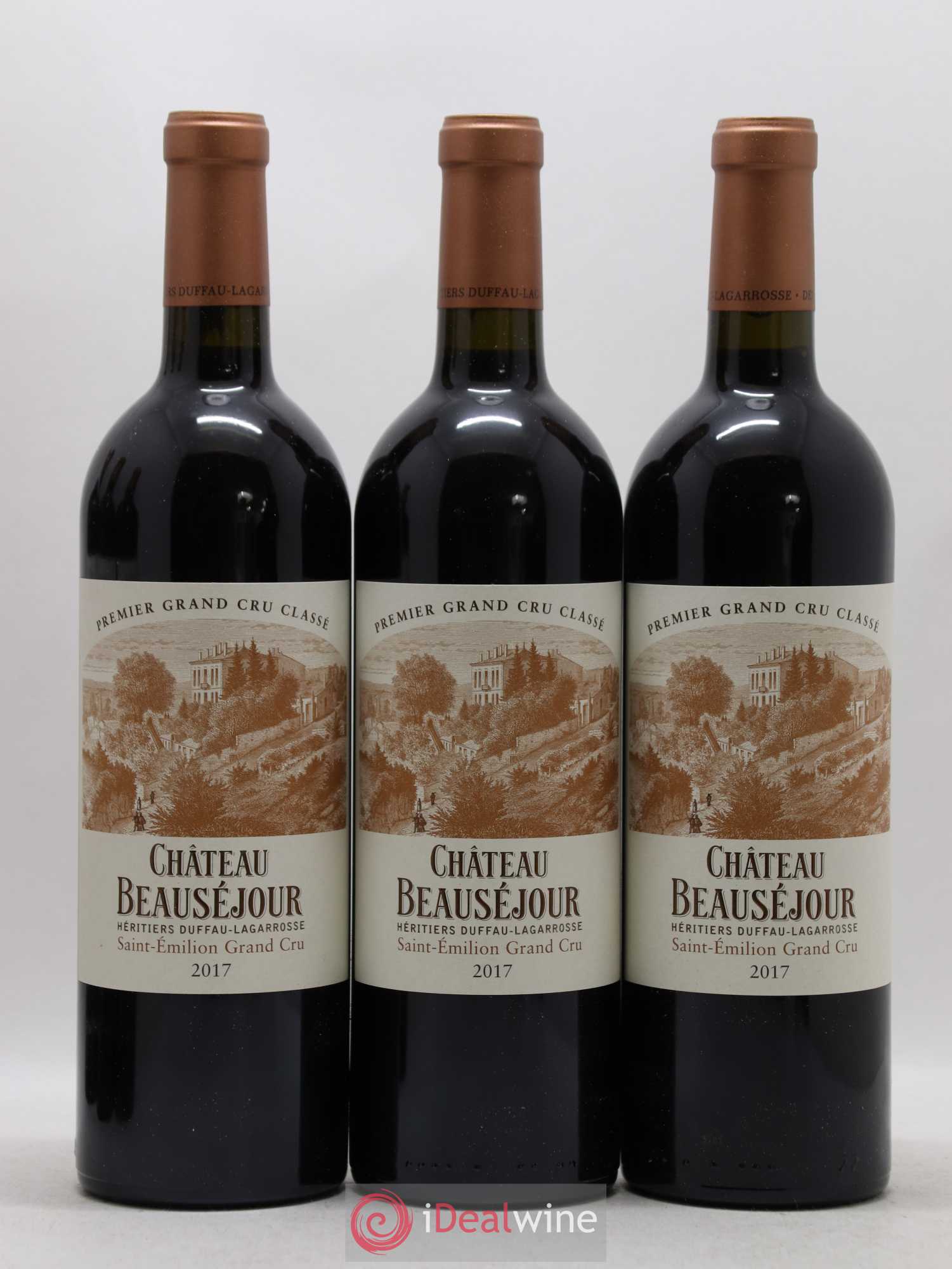 Château Beauséjour (Duffau-Lagarrosse) 1er Grand Cru Classé B 2017 - Lot de 12 bouteilles - 3