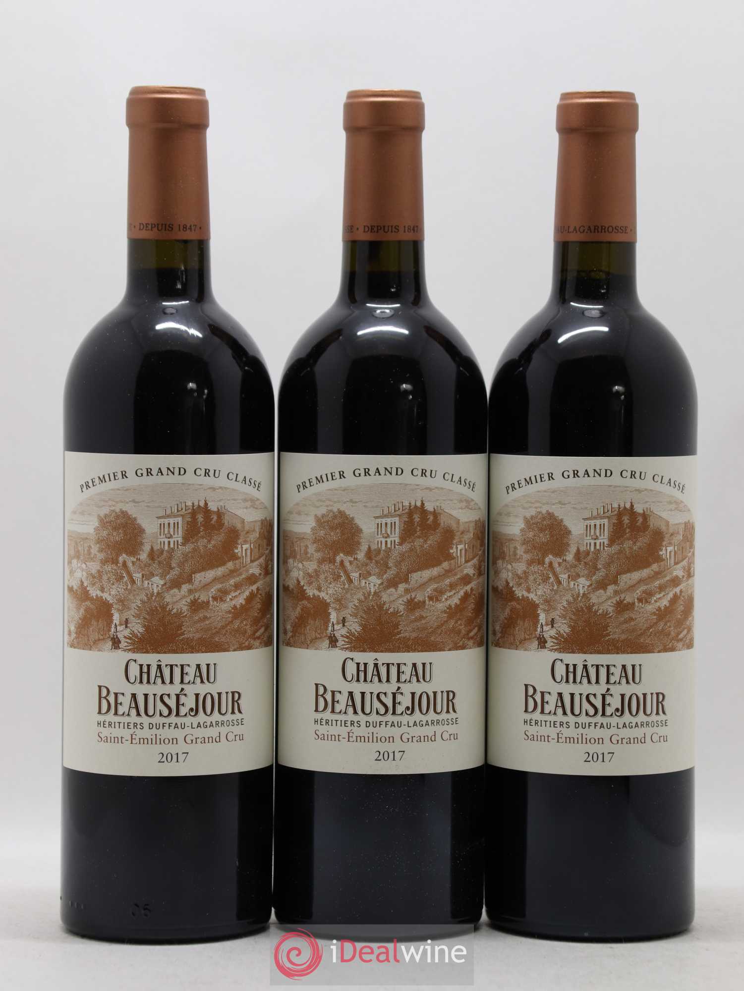 Château Beauséjour (Duffau-Lagarrosse) 1er Grand Cru Classé B 2017 - Lot de 12 bouteilles - 4