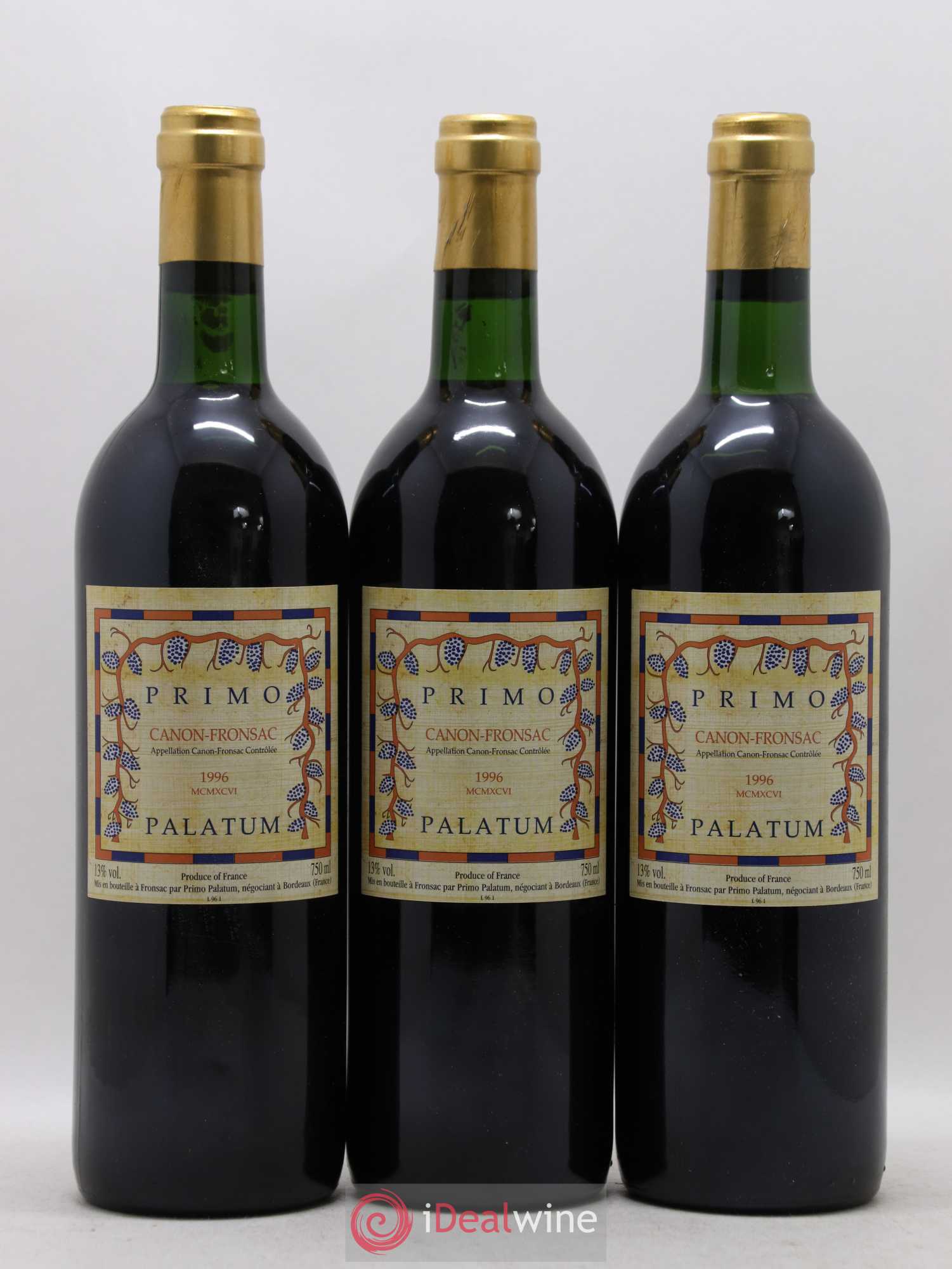 Canon-Fronsac Primo Palatum (sans prix de réserve) 1996 - Posten von 12 Flaschen - 4