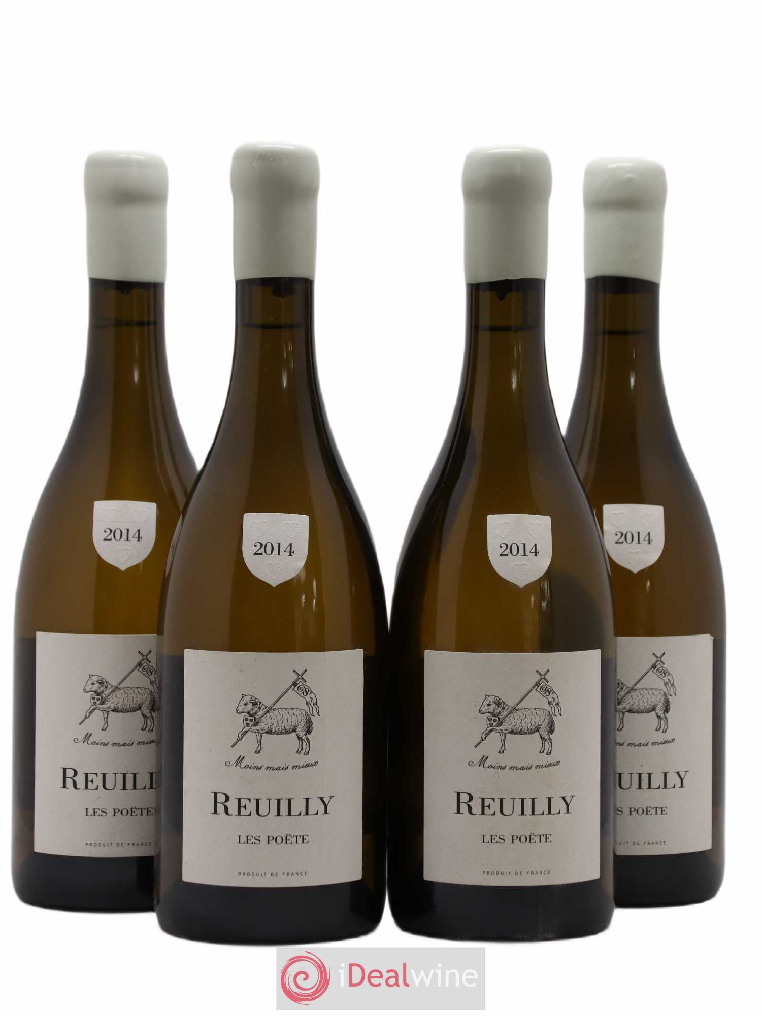 Reuilly Les Poëte 2014 - Lot de 4 bouteilles - 0