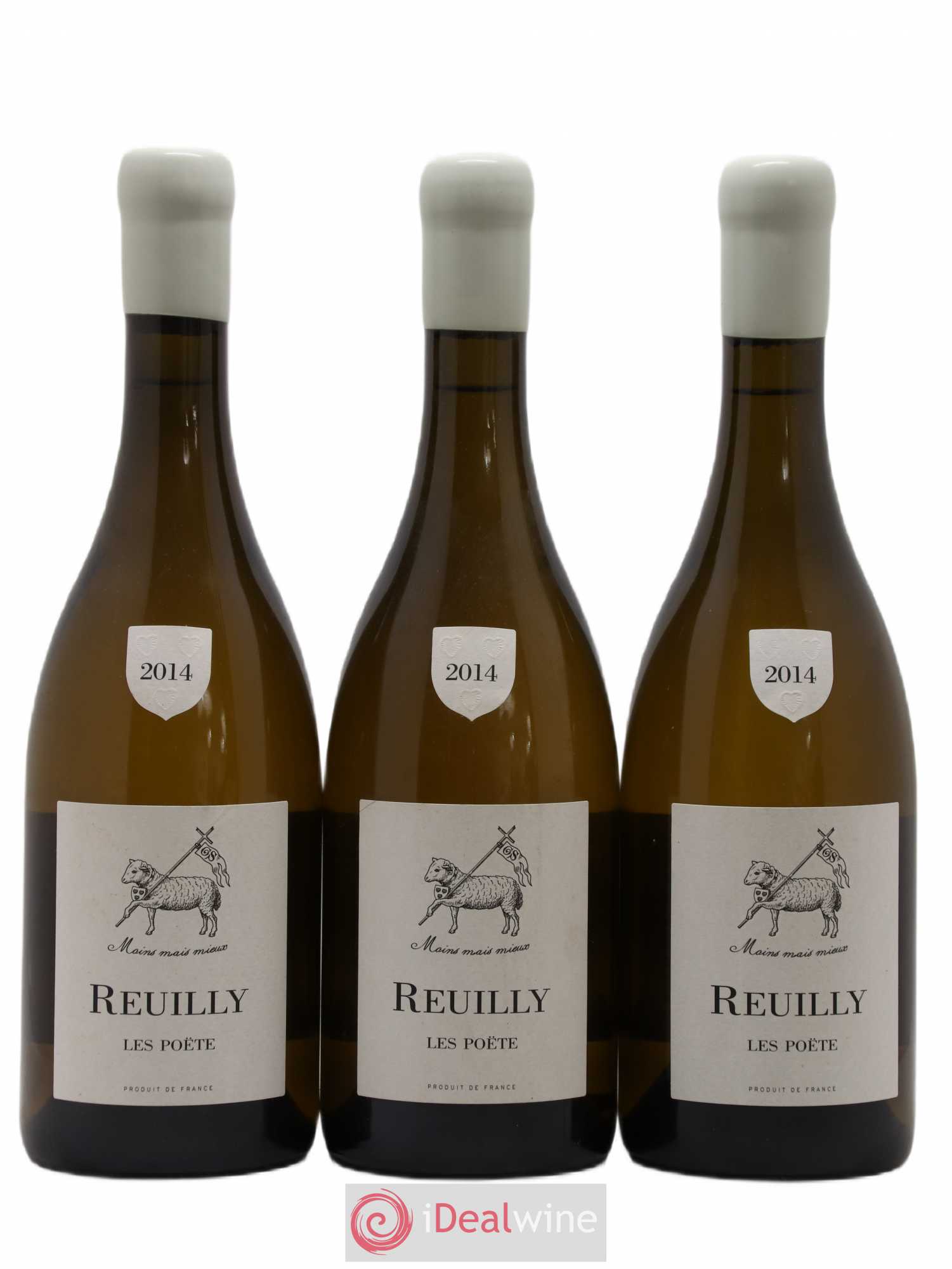Reuilly Les Poëte 2014 - Lot de 3 bouteilles - 0