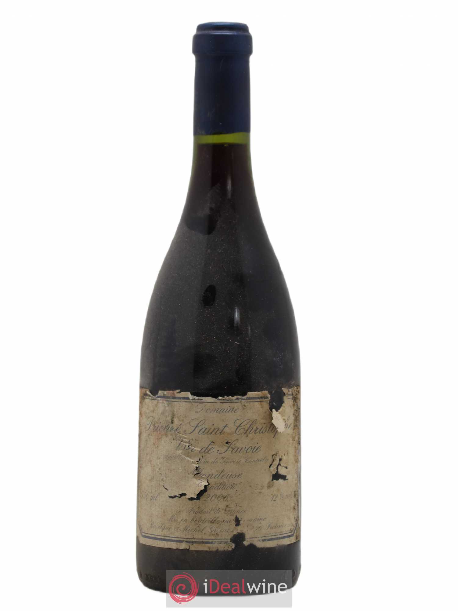 Vin des Allobroges Mondeuse Tradition Prieuré Saint Christophe (Domaine) 2006 - Lot de 1 bouteille - 0
