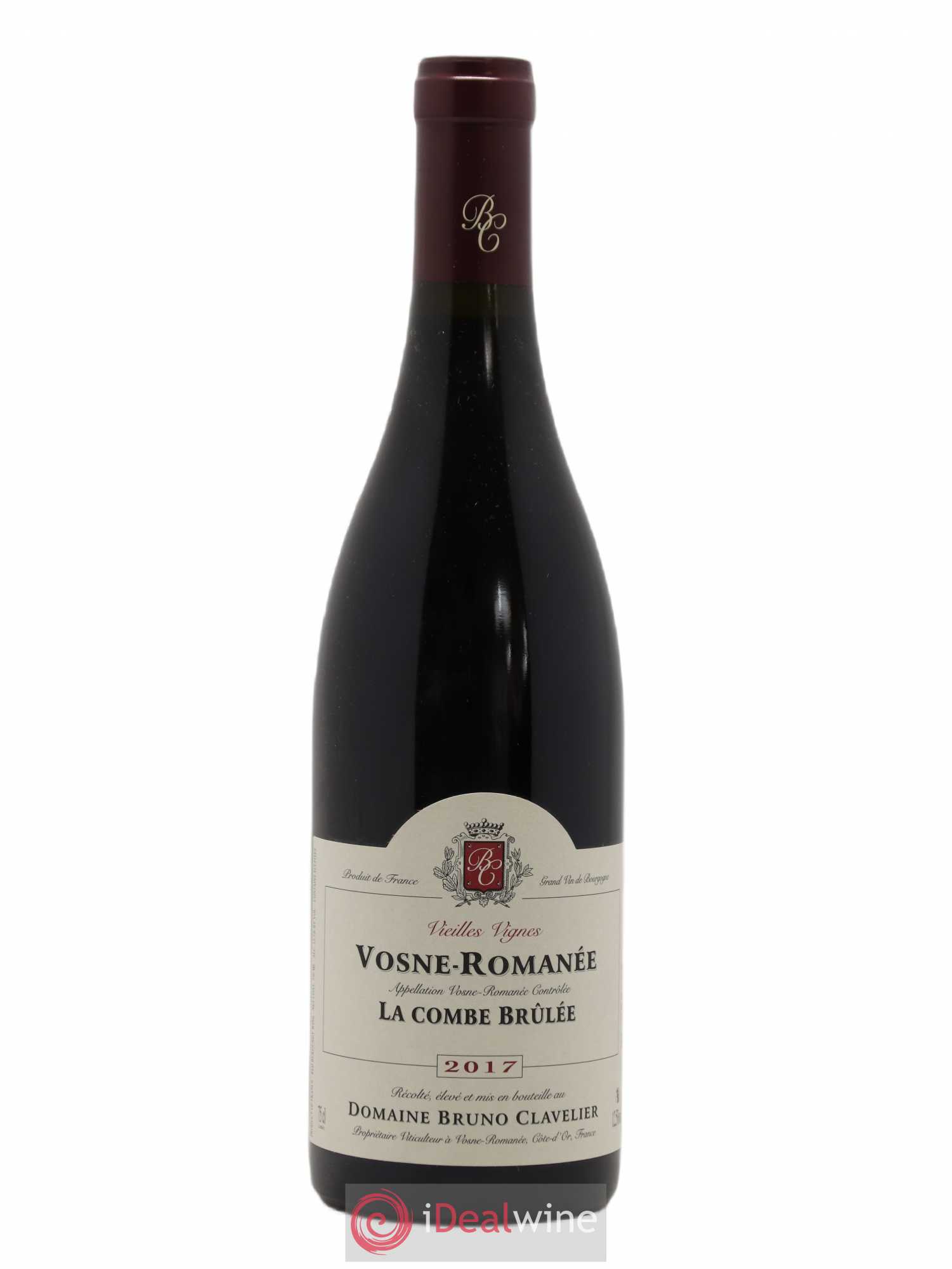 Vosne-Romanée Vieilles vignes La Combe Brûlée Bruno Clavelier 2017 - Lot de 1 bouteille - 0