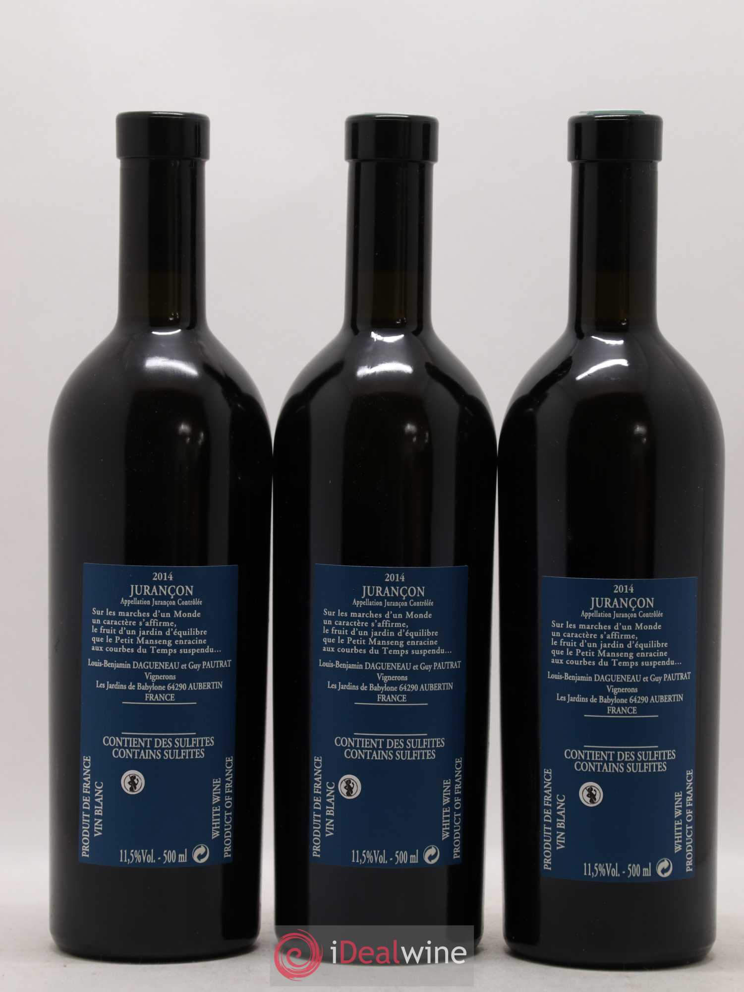 Vin de France (anciennement Jurançon) Jardins de Babylone Didier Dagueneau 50cl 2014 - Lot de 6 bouteilles - 4