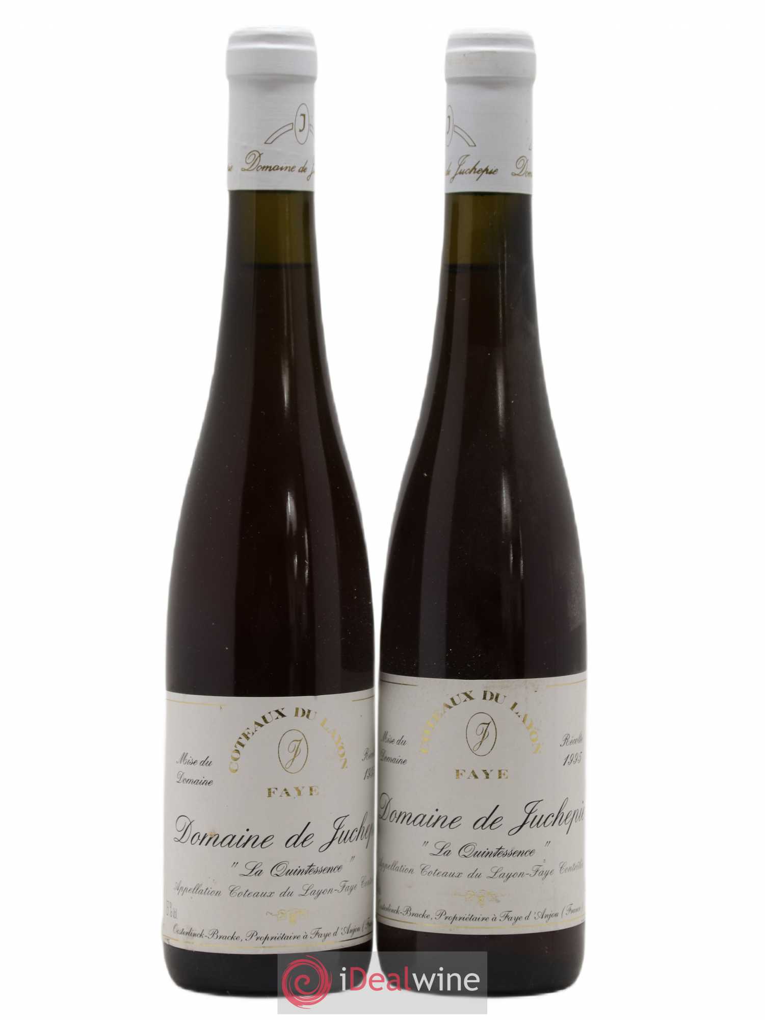 Coteaux du Layon Quintessence de Juchepie 50cl 1995 - Lotto di 2 bottiglie - 0