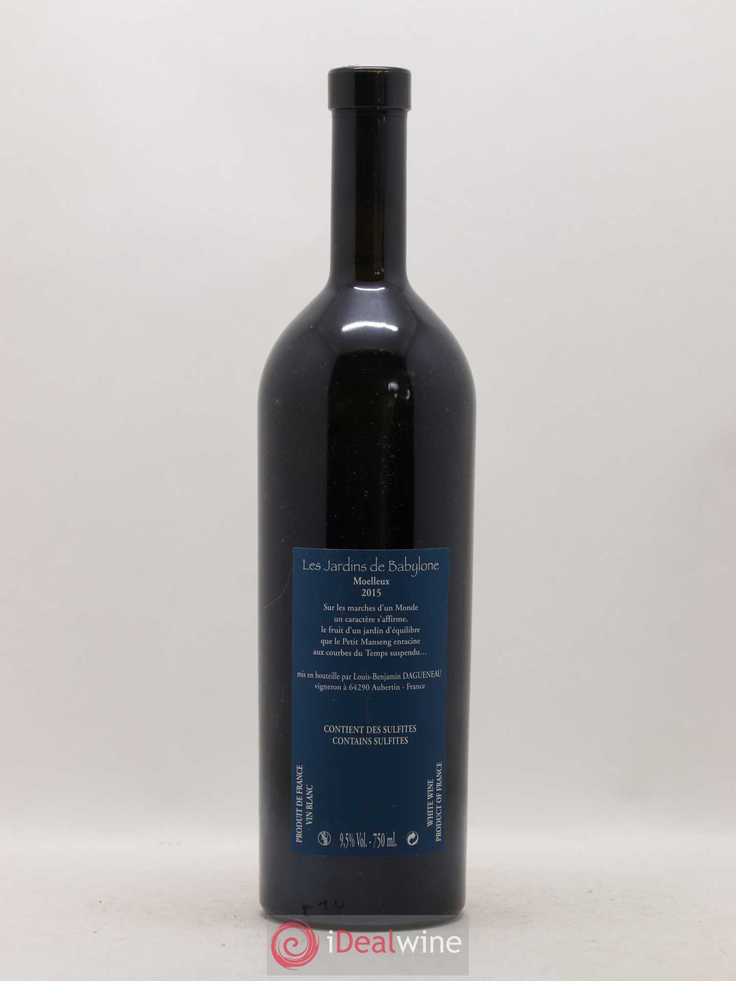 Vin de France (anciennement Jurançon) Jardins de Babylone Didier Dagueneau 2015 - Lotto di 1 bottiglia - 1