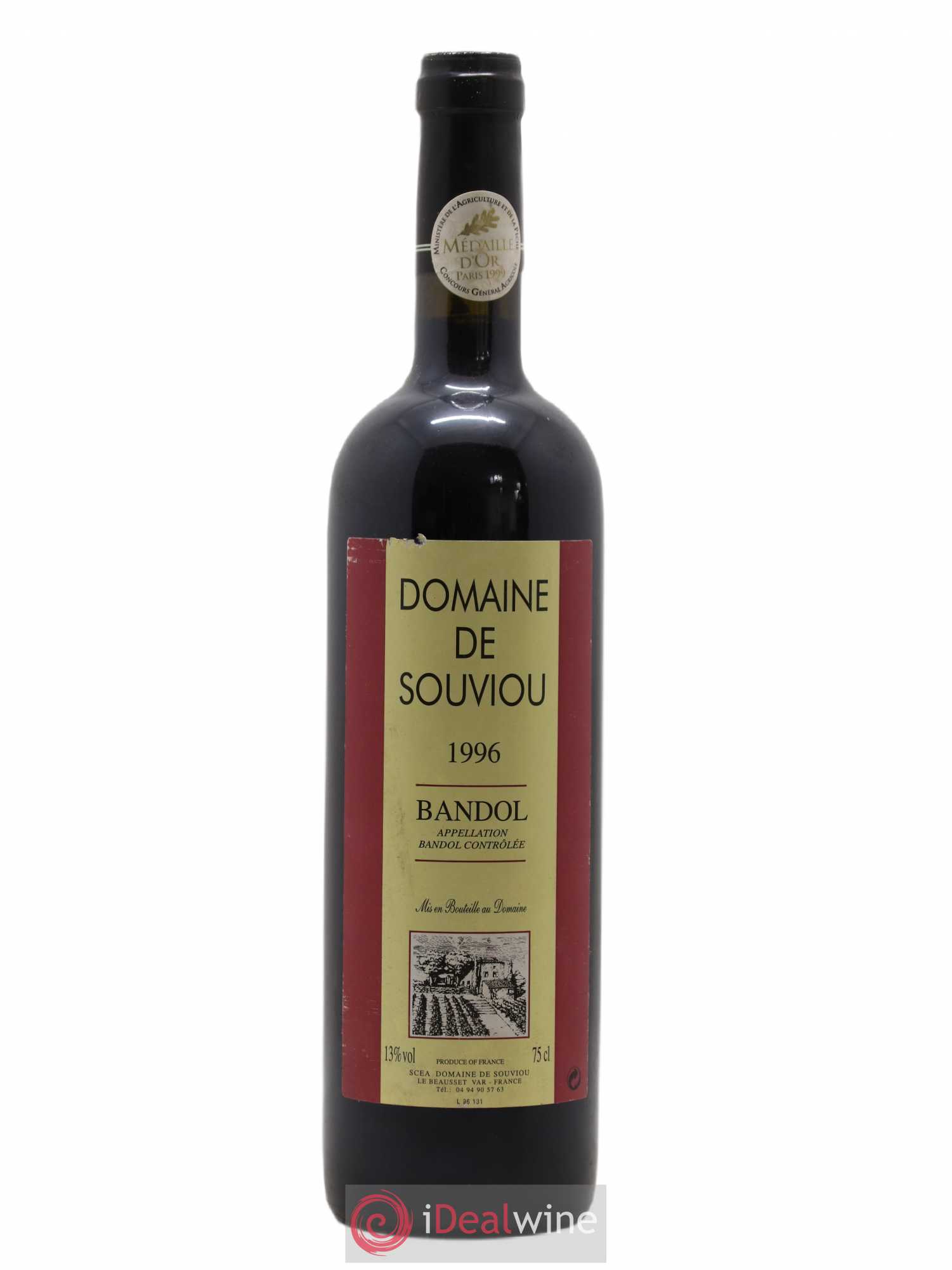 Bandol Domaine Souviou 1996 - Posten von 1 Flasche - 0