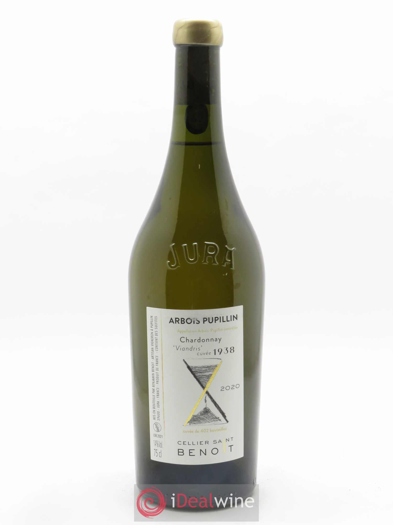 Arbois Viandris 1938 Cellier Saint Benoît 2020 - Lot de 1 bouteille - 0