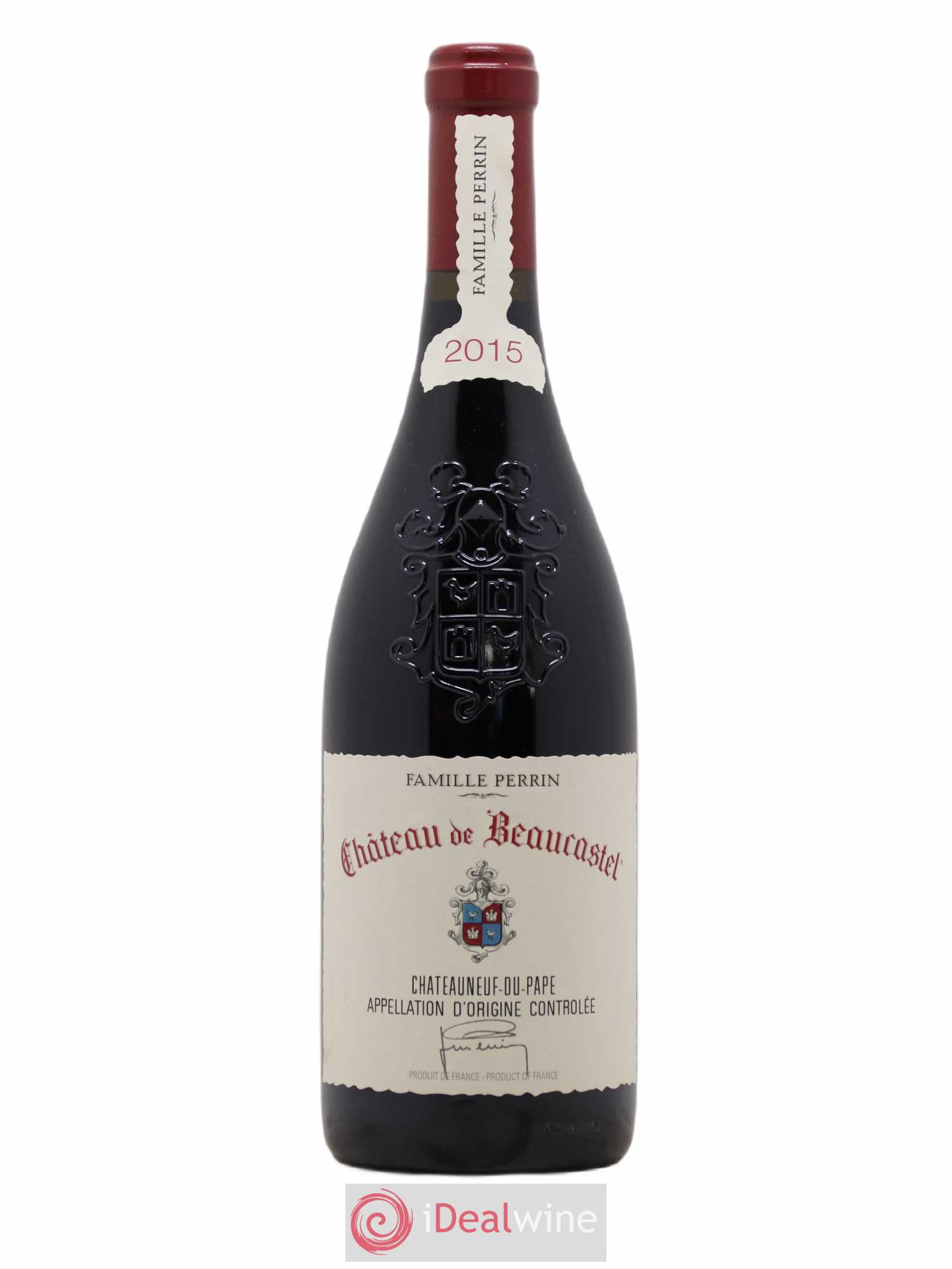 Châteauneuf-du-Pape Château de Beaucastel Famille Perrin 2015 - Lot de 1 bouteille - 0