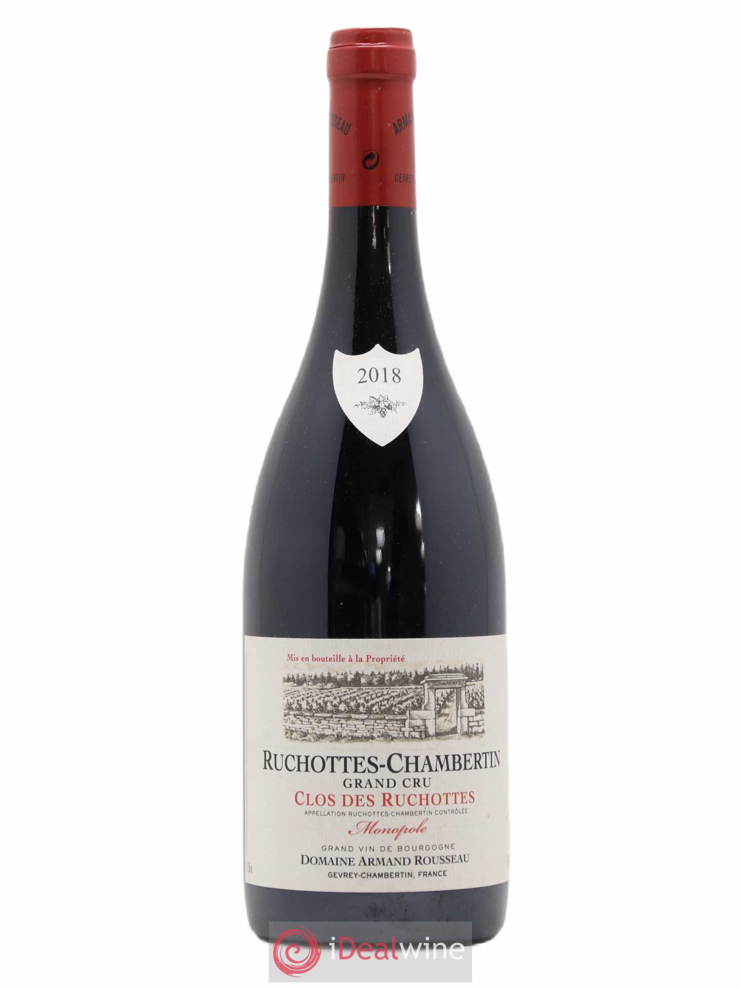 Ruchottes-Chambertin Grand Cru Clos des Ruchottes Armand Rousseau (Domaine) 2018 - Posten von 1 Flasche - 0