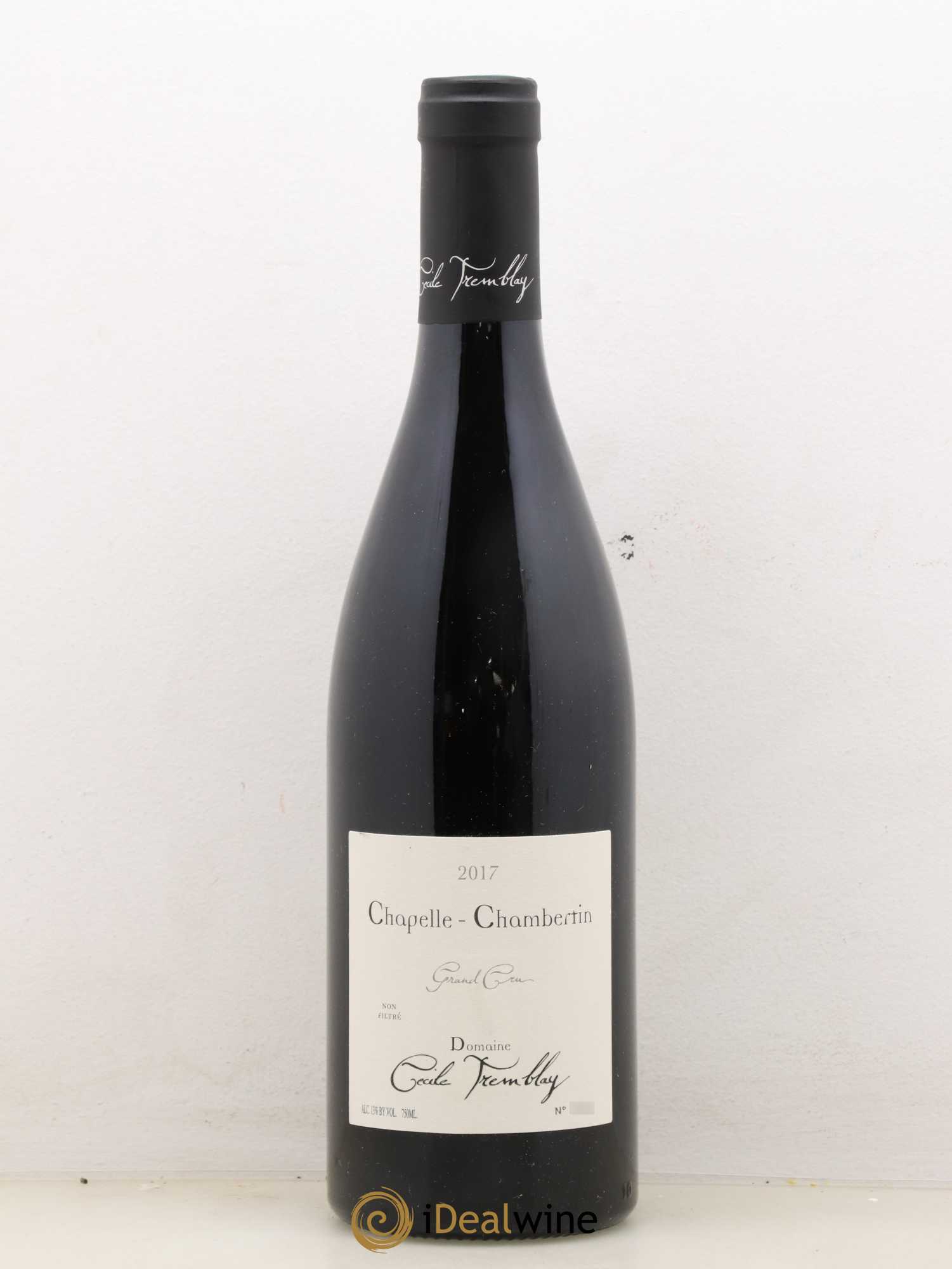 Chapelle-Chambertin Grand Cru Cécile Tremblay 2017 - Lot de 1 bouteille - 0