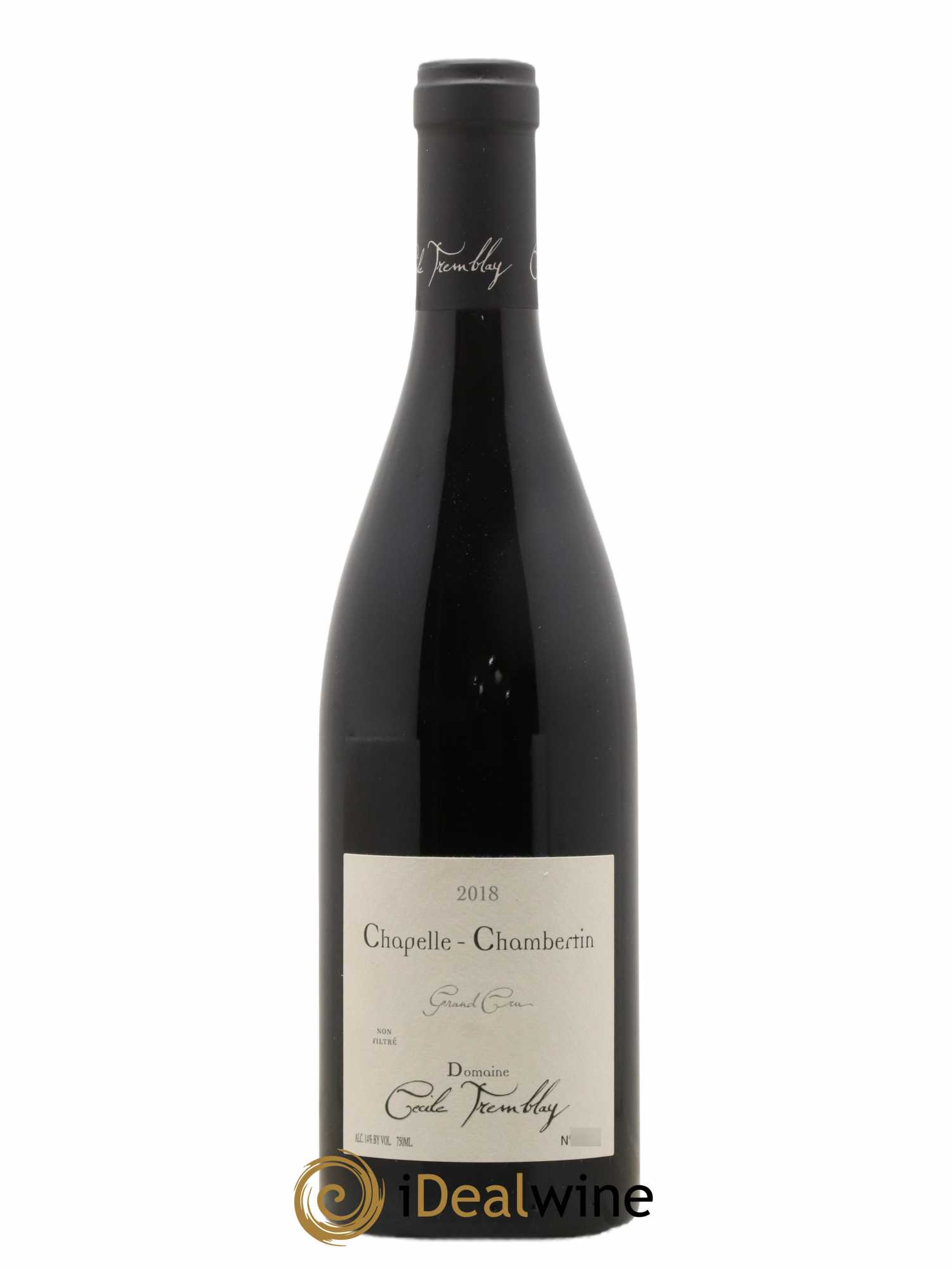 Chapelle-Chambertin Grand Cru Cécile Tremblay 2018 - Lot de 1 bouteille - 0
