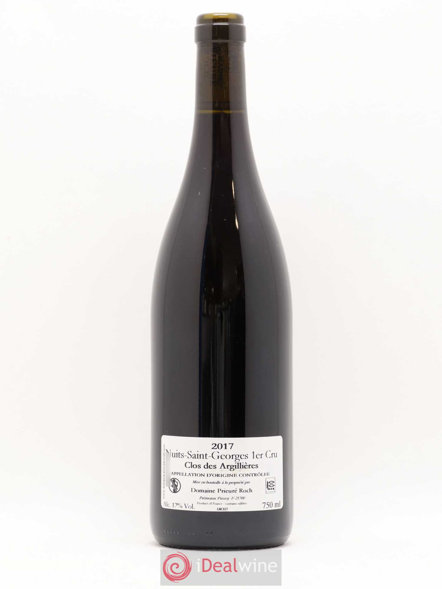 Nuits-Saint-Georges 1er Cru Clos des Argillières Prieuré Roch 2017 - Lot de 1 bouteille - 1