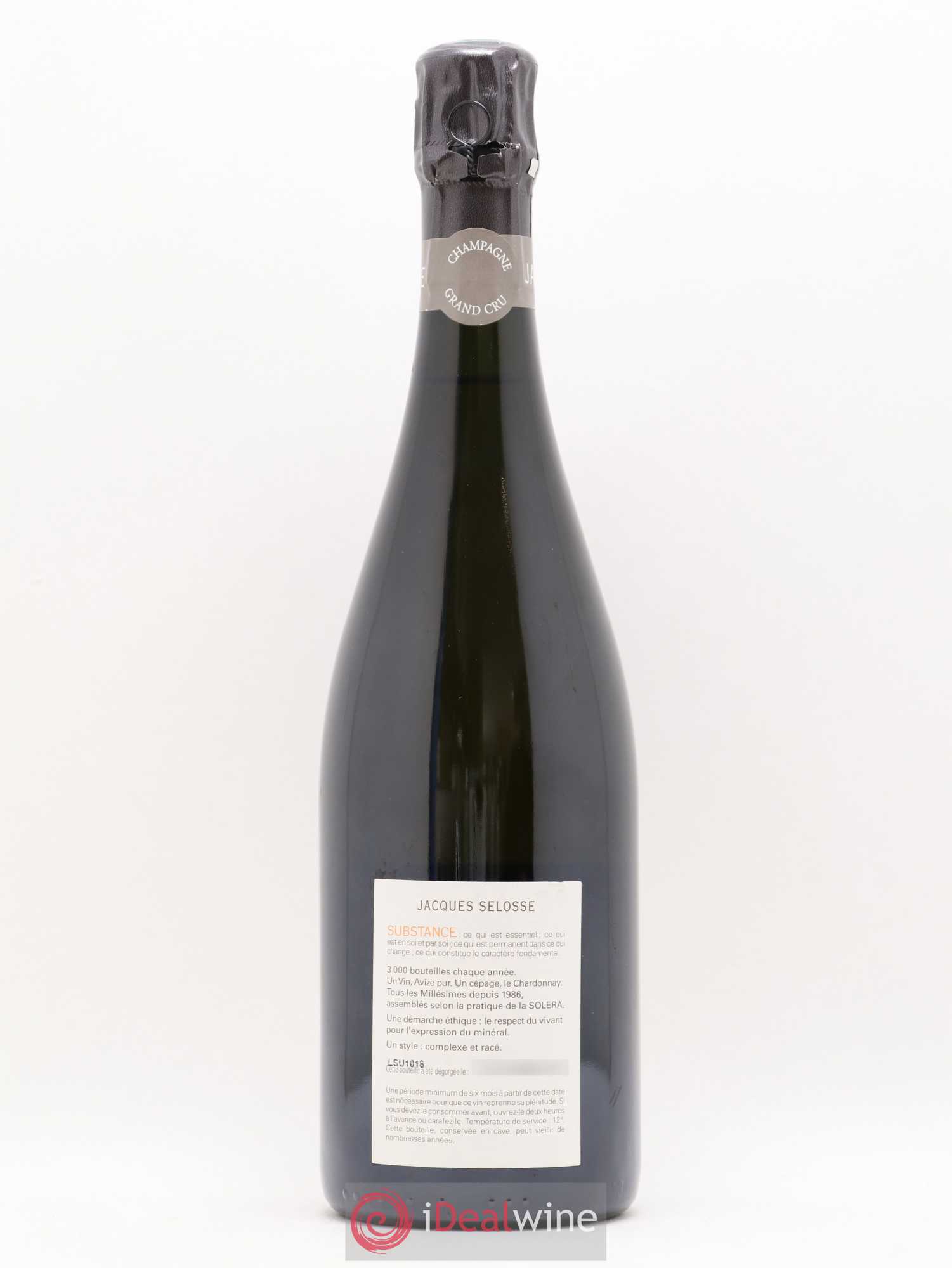 Substance Jacques Selosse - Lot de 1 bouteille - 1