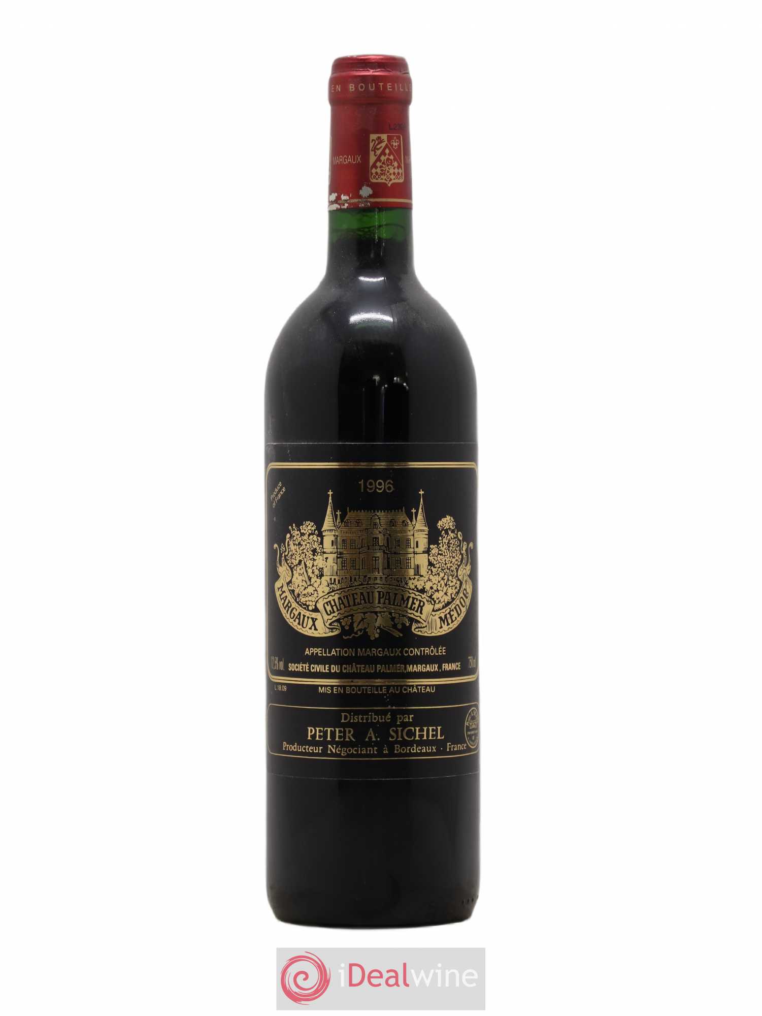 Château Palmer 3ème Grand Cru Classé 1996 - Lot de 1 bouteille - 0