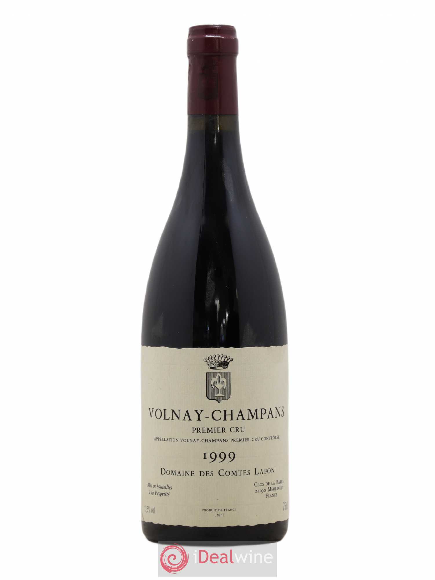 Volnay 1er Cru Champans Comtes Lafon (Domaine des) 1999 - Lot de 1 bouteille - 0