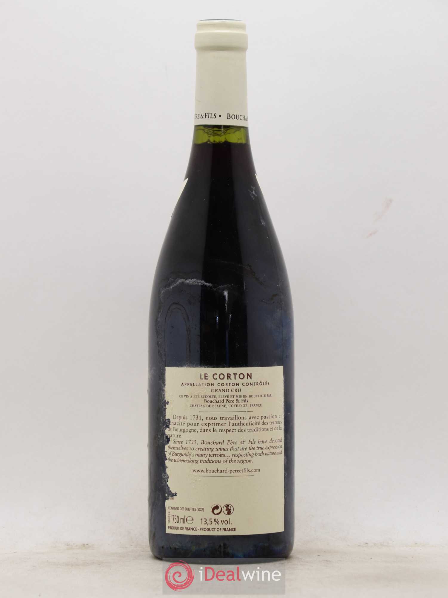 Corton Grand Cru Le Corton Bouchard Père & Fils 1999 - Lot de 1 bouteille - 1