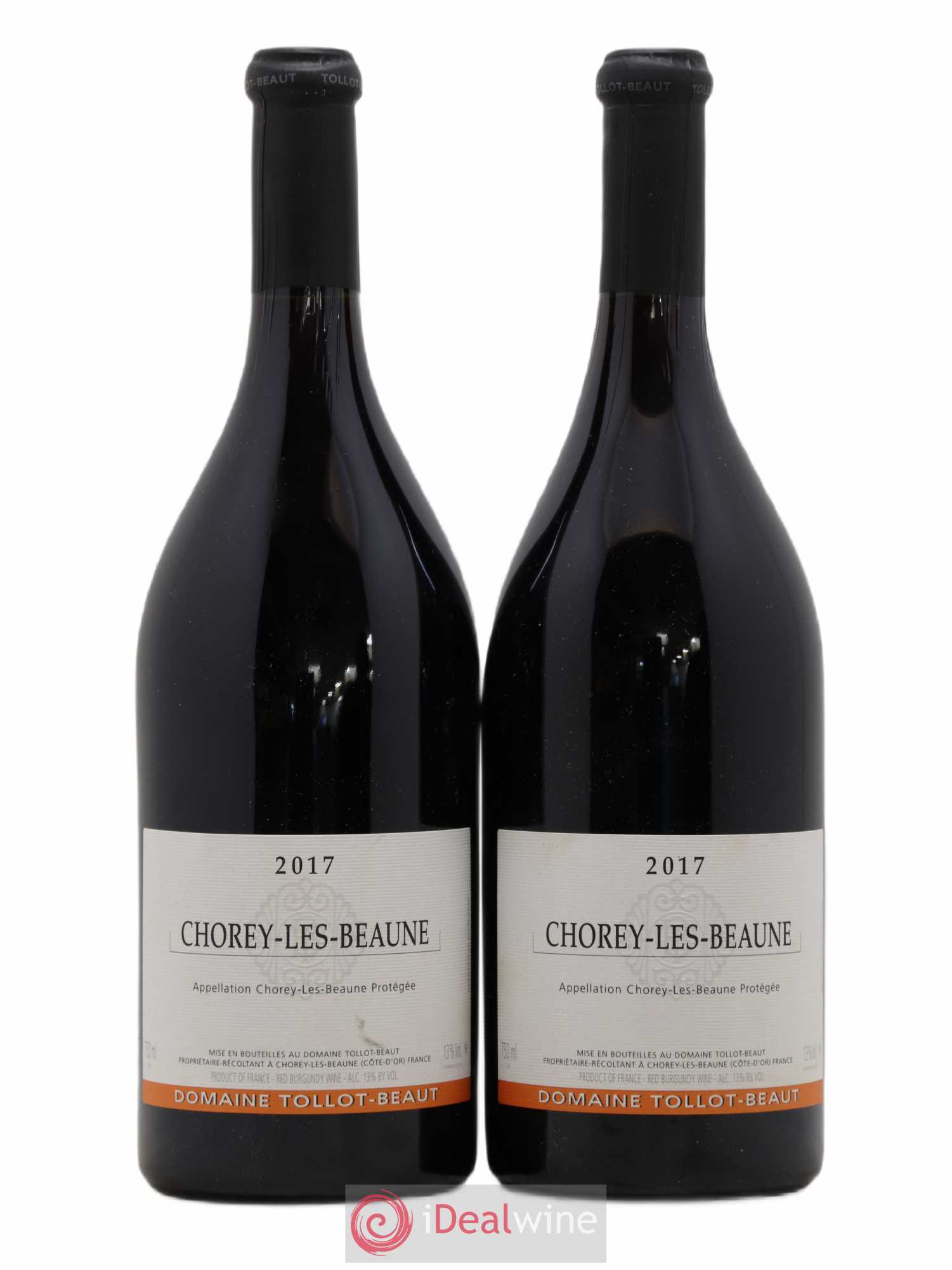 Chorey-lès-Beaune Domaine Tollot Beaut 2017 - Posten von 2 Flaschen - 0