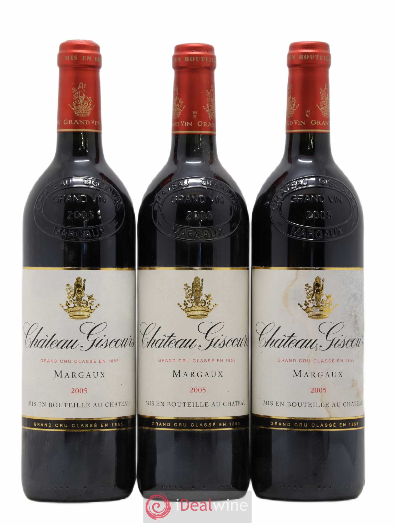 Château Giscours 3ème Grand Cru Classé 2005 - Lot de 3 bouteilles - 0