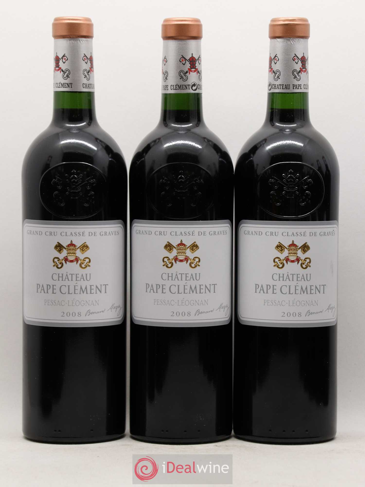 Château Pape Clément Cru Classé de Graves 2008 - Lot de 12 bouteilles - 1