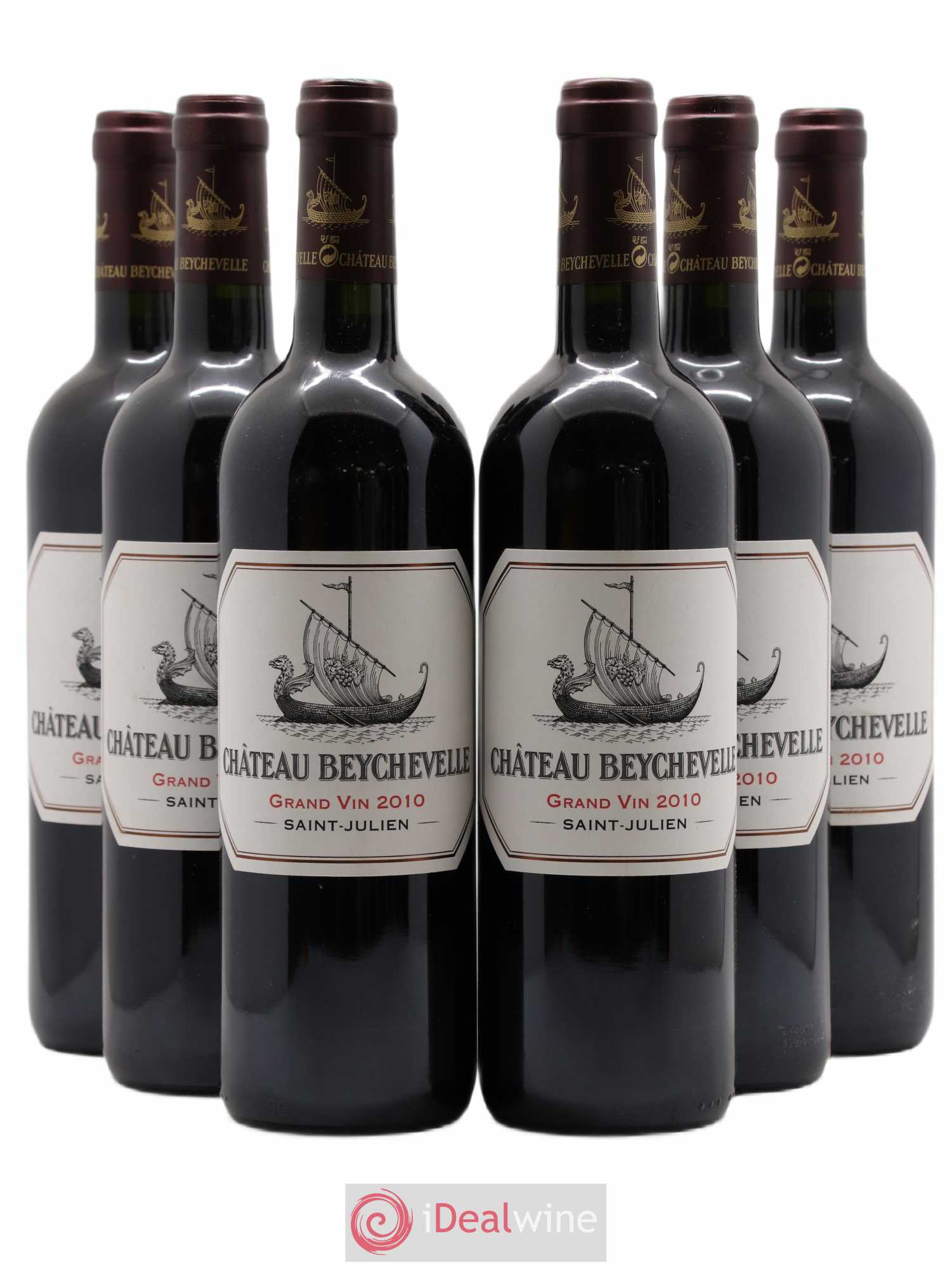 Château Beychevelle 4ème Grand Cru Classé 2010 - Lot de 6 bouteilles - 0