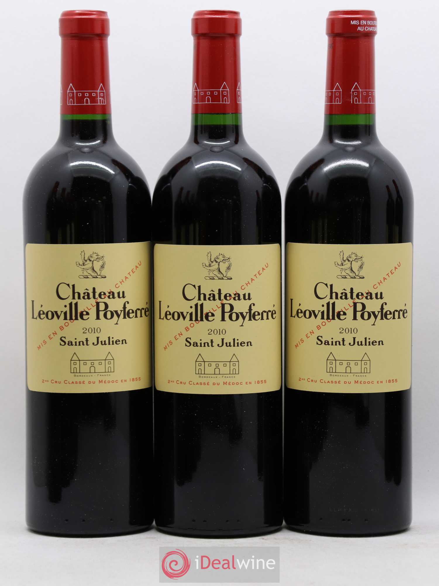 Château Léoville Poyferré 2ème Grand Cru Classé 2010 - Lotto di 12 bottiglie - 2