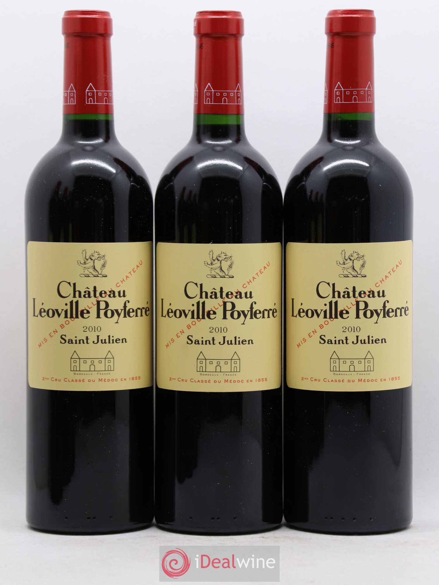 Château Léoville Poyferré 2ème Grand Cru Classé 2010 - Lotto di 12 bottiglie - 3