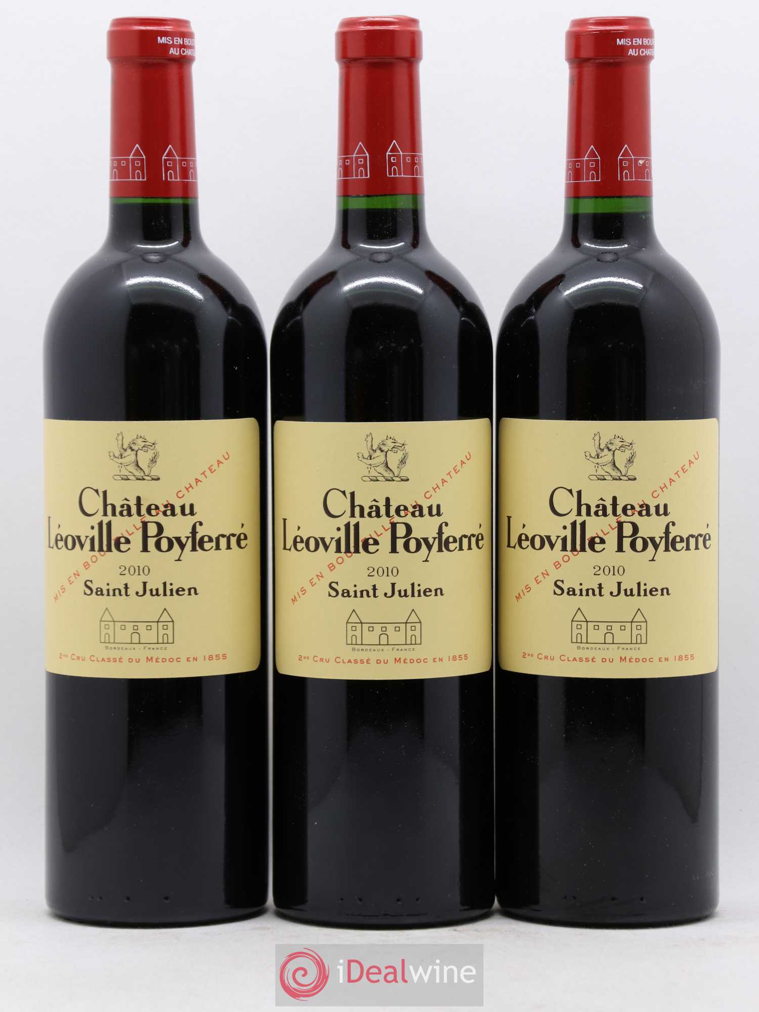Château Léoville Poyferré 2ème Grand Cru Classé 2010 - Lotto di 12 bottiglie - 4