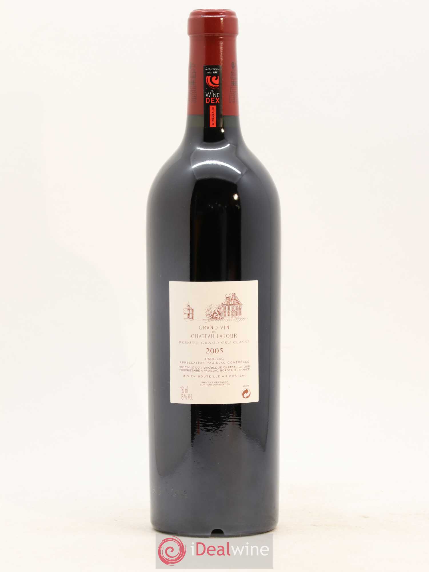 Château Latour 1er Grand Cru Classé 2005 - Lot de 1 bouteille - 1