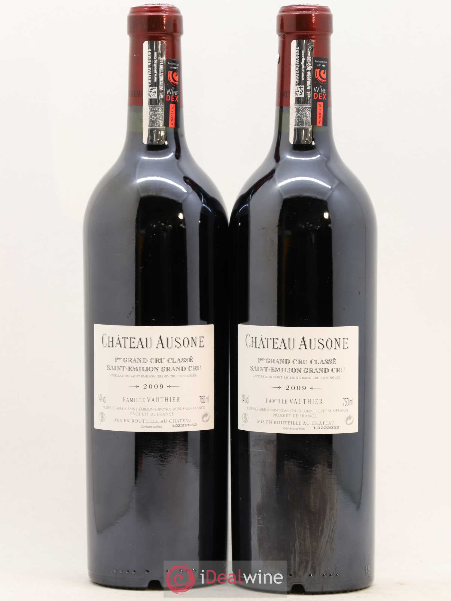 Château Ausone 1er Grand Cru Classé A 2009 - Lot de 2 bouteilles - 1