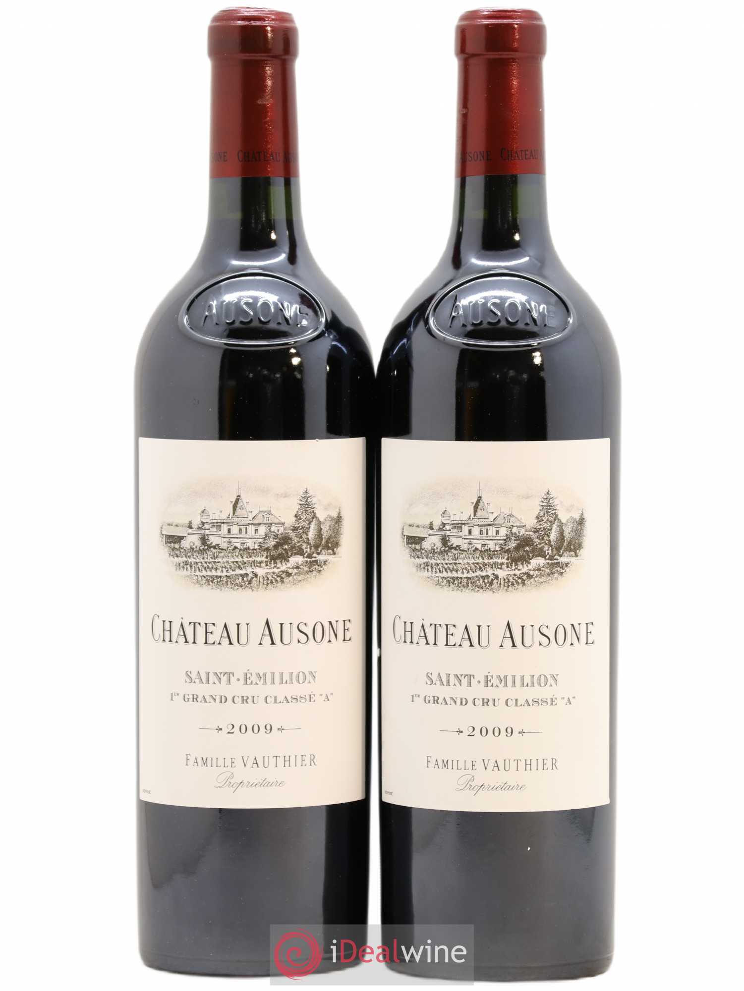 Château Ausone 1er Grand Cru Classé A 2009 - Lot de 2 bouteilles - 0
