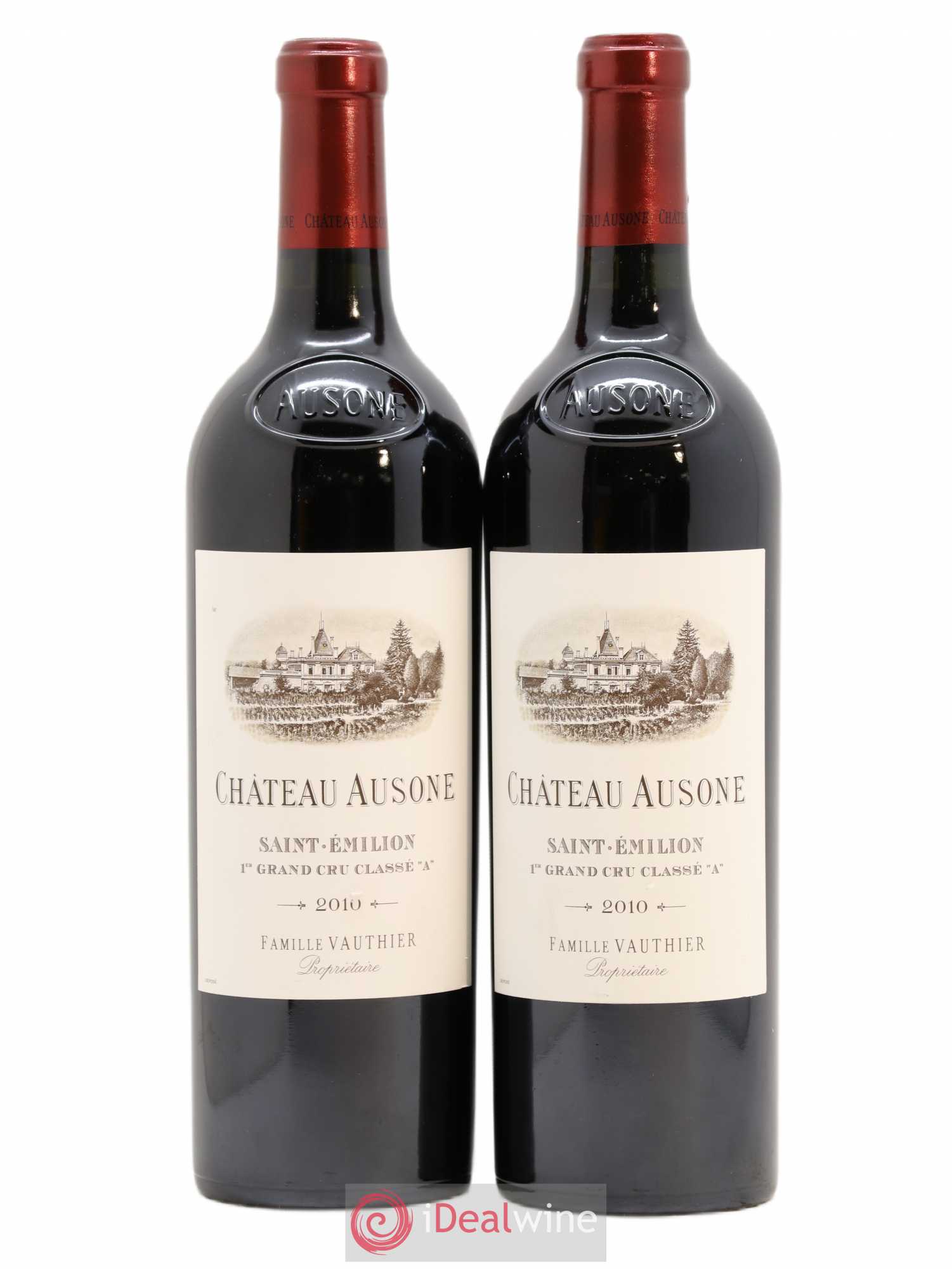 Château Ausone 1er Grand Cru Classé A 2010 - Lot de 2 bouteilles - 0