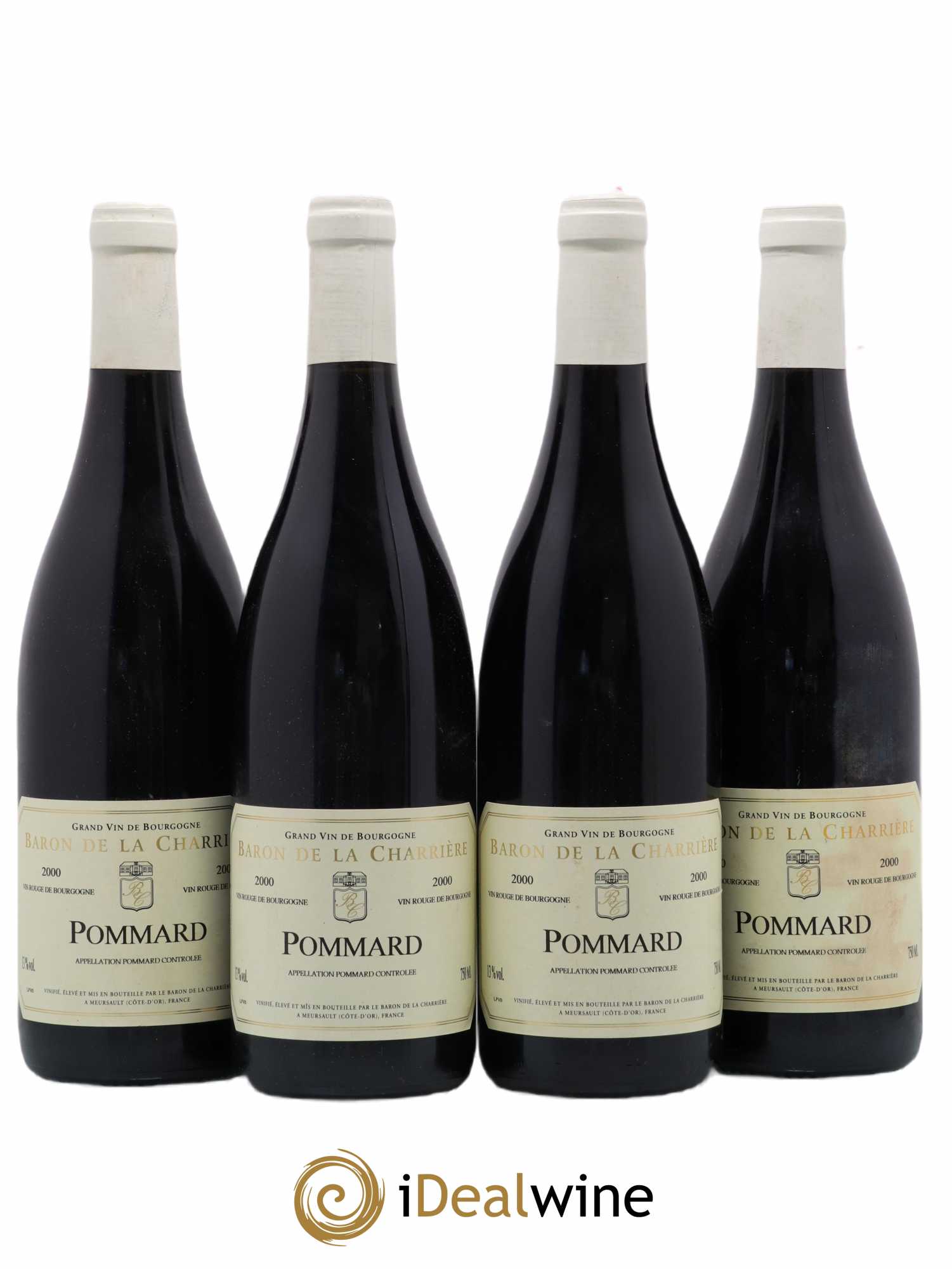 Pommard Baron De La Charriere 2000 - Posten von 4 Flaschen - 0