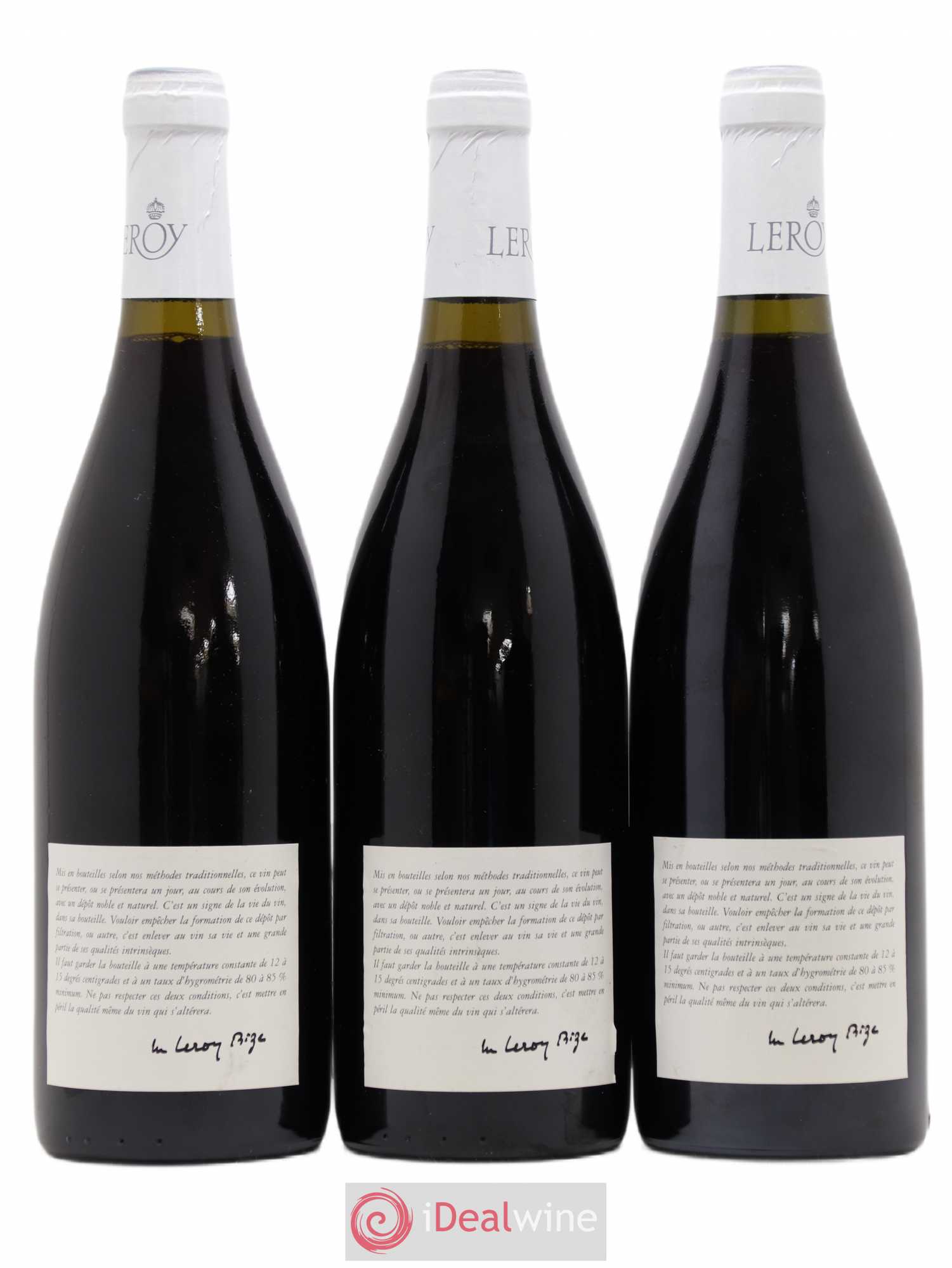 Pommard 1er Cru Leroy SA Les Charmots 2003 - Lot de 3 bouteilles - 1