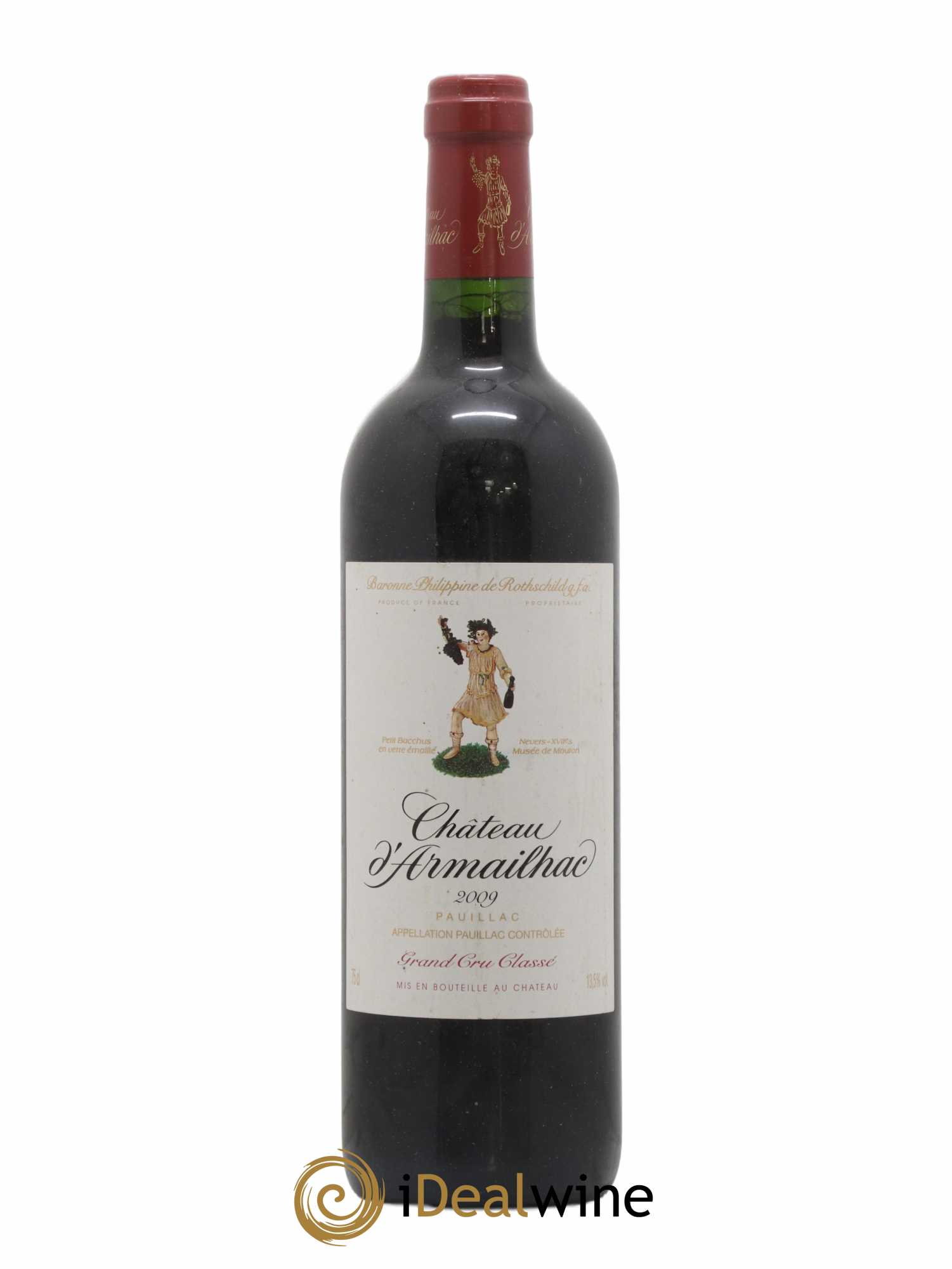 Château d' Armailhac - Mouton Baron(ne) Philippe 5ème Grand Cru Classé 2009 - Lot de 1 bouteille - 0
