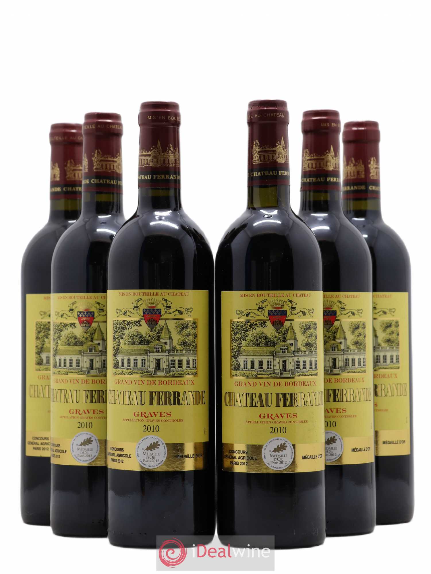 Château Ferrande 2010 - Lot de 6 bouteilles - 0