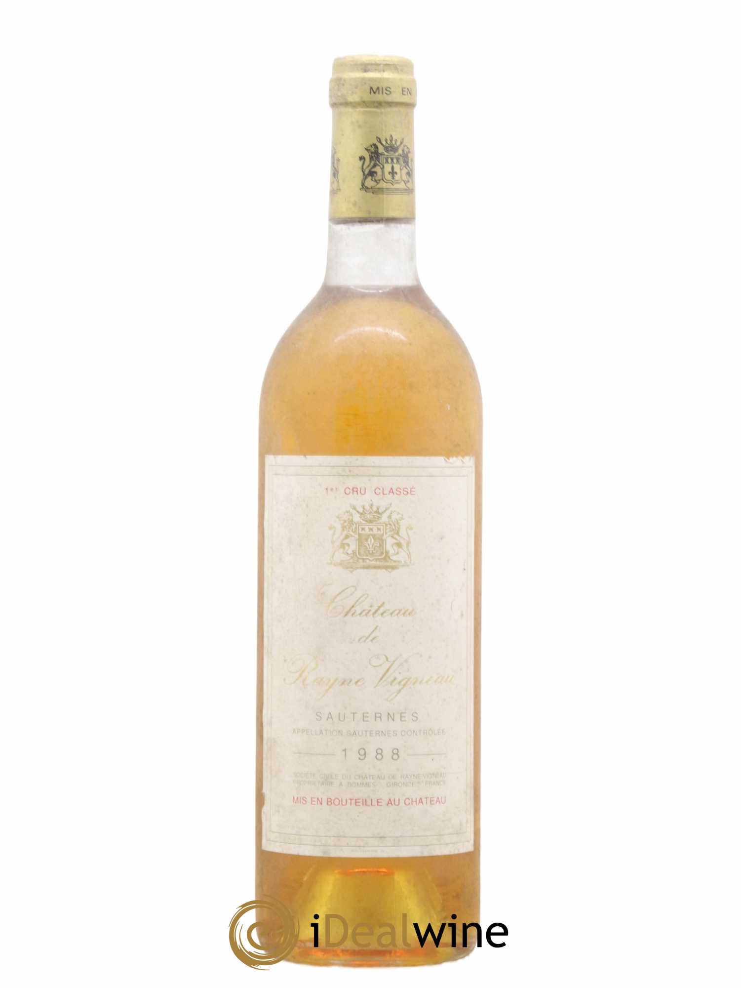 Château de Rayne Vigneau 1er Grand Cru Classé 1988 - Lotto di 1 bottiglia - 0
