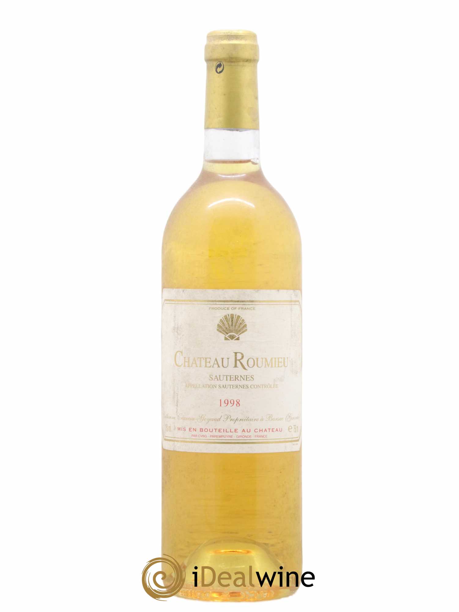 Sauternes Roumieu 1998 - Posten von 1 Flasche - 0