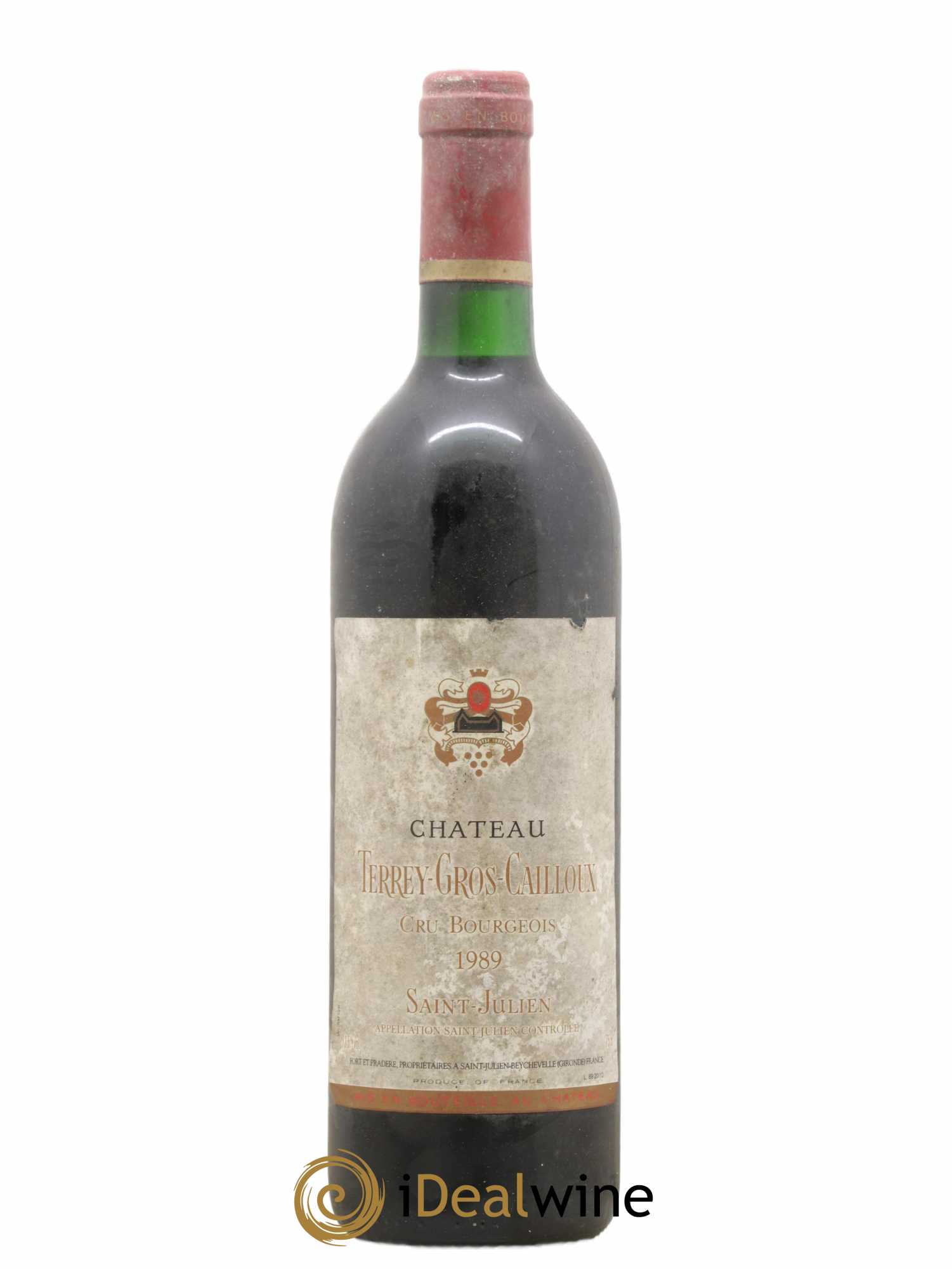 Château Terrey Gros Cailloux Cru Bourgeois 1989 - Lot de 1 bouteille - 0